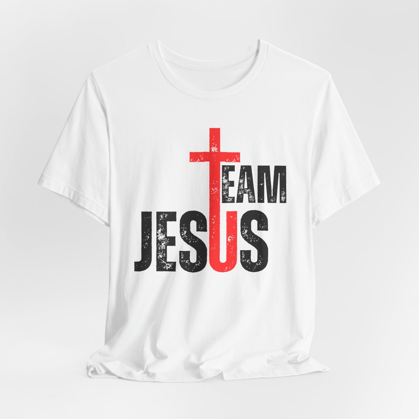 Team Jesus Front - Unisex Jersey Short Sleeve Tee