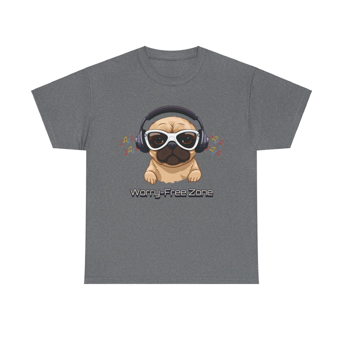 Worry-Free Zone - Unisex Heavy Cotton Tee