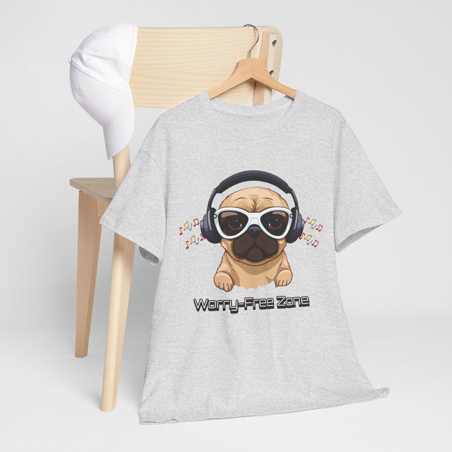 Worry-Free Zone - Unisex Heavy Cotton Tee