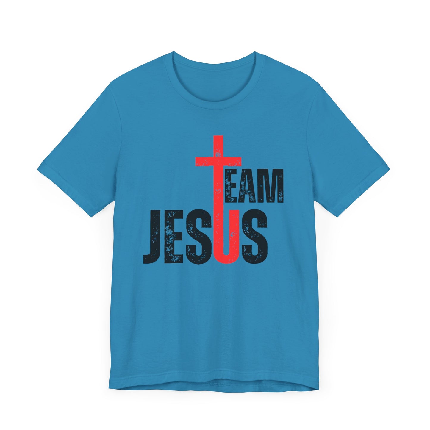 Team Jesus Front - Unisex Jersey Short Sleeve Tee