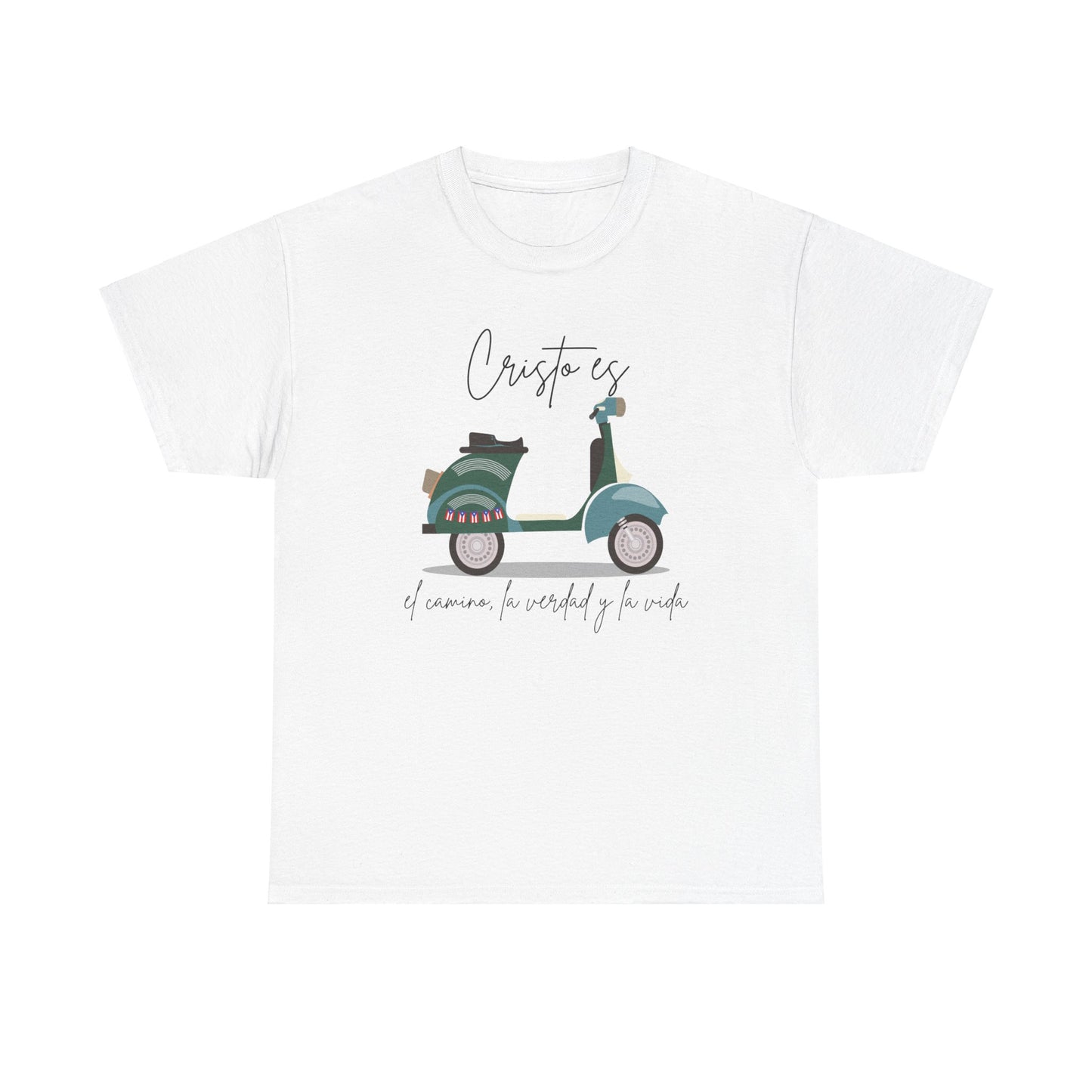 Cristo es - PR Flag Spanish - Unisex Heavy Cotton Tee