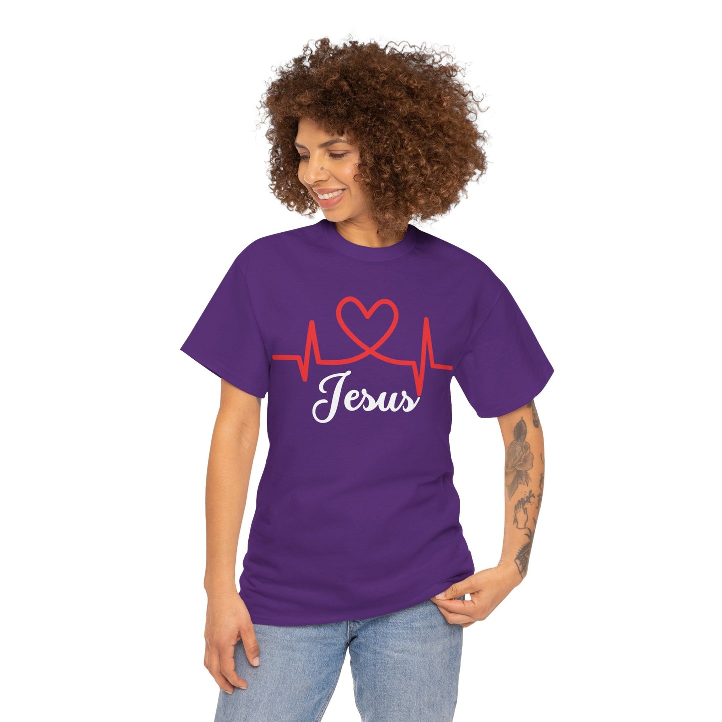 Jesus Hearth - Unisex Heavy Cotton Tee