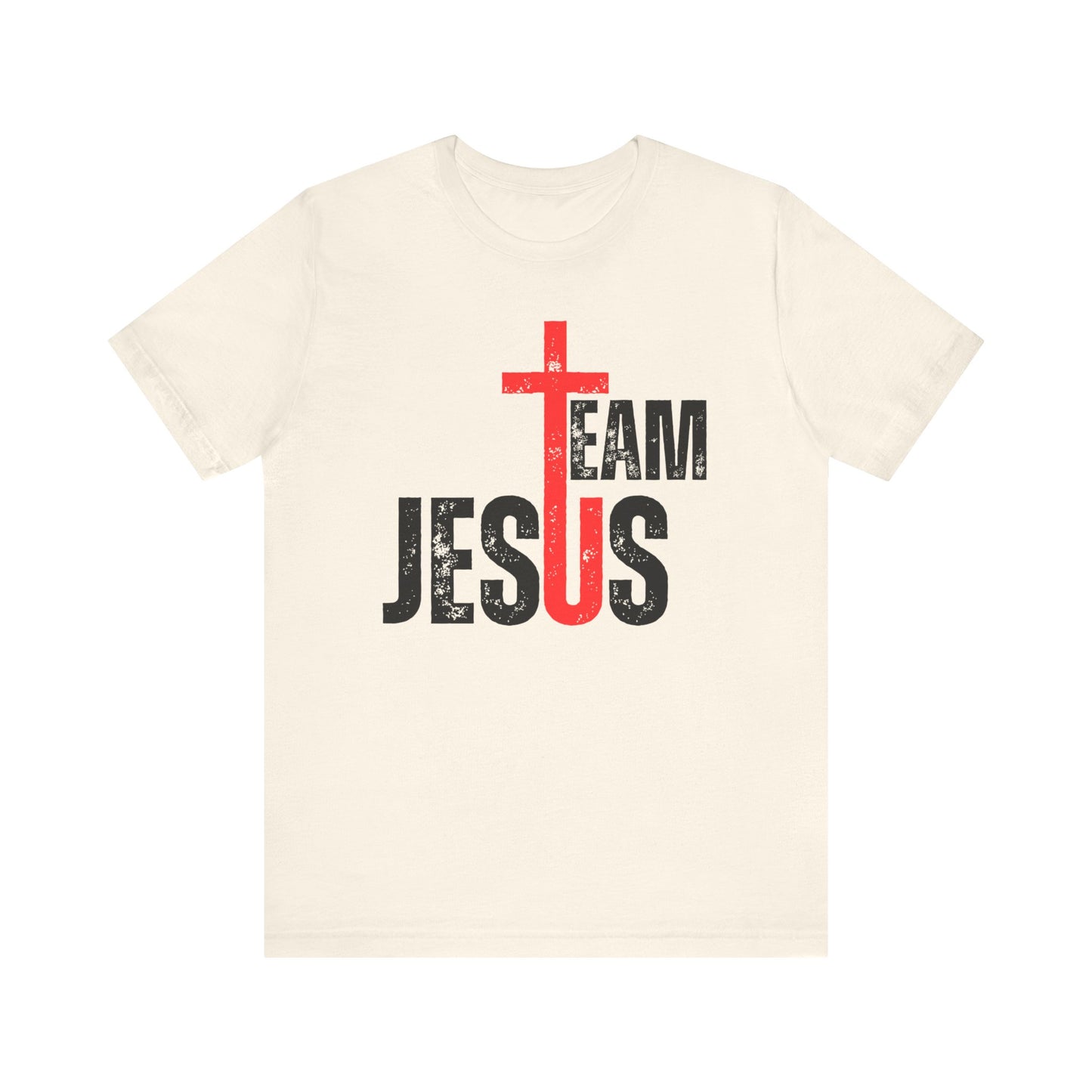 Team Jesus Front - Unisex Jersey Short Sleeve Tee