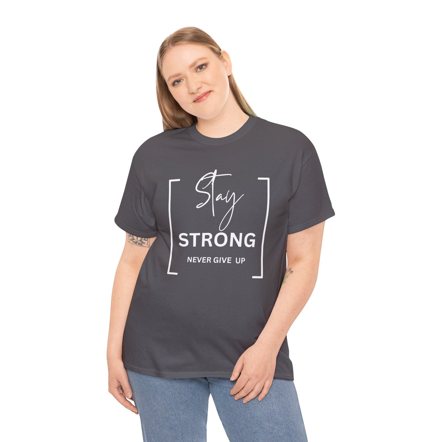 Stay Strong - Unisex Heavy Cotton Tee