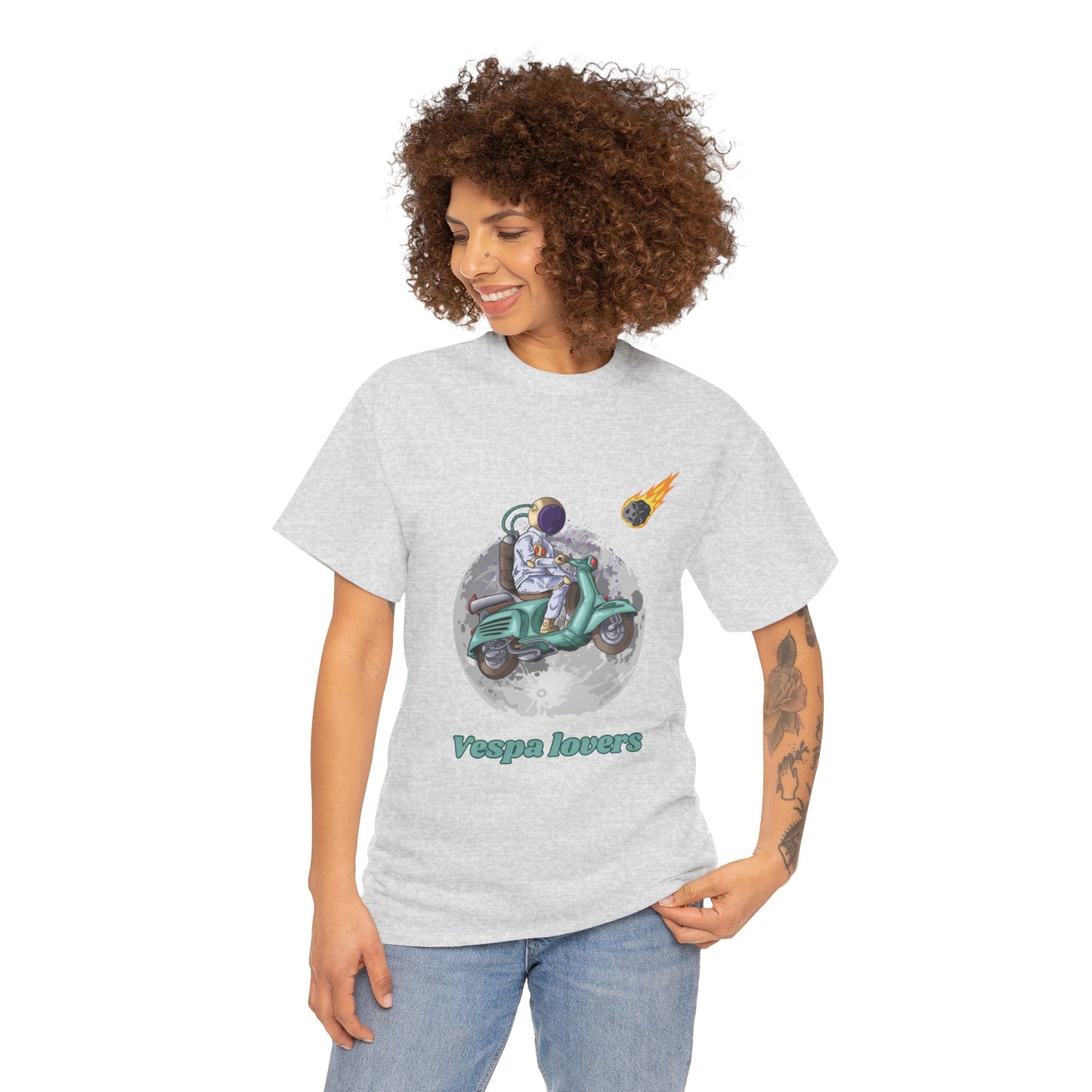 Vespa Lovers - Spanish - Unisex Heavy Cotton Tee