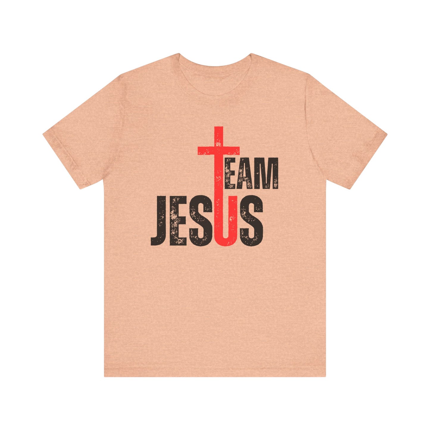 Team Jesus Front - Unisex Jersey Short Sleeve Tee