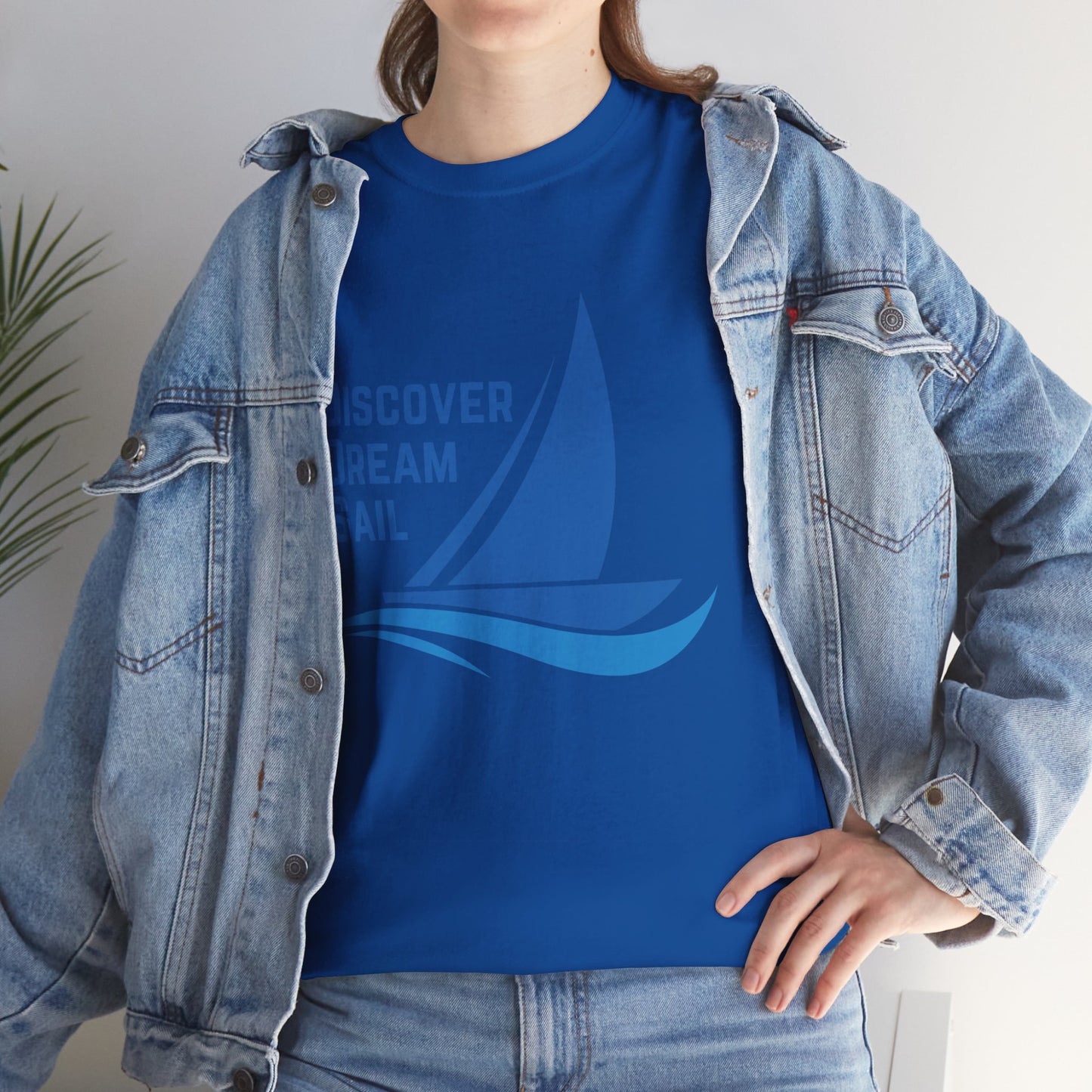 Discover Dream Sail - Unisex Heavy Cotton Tee