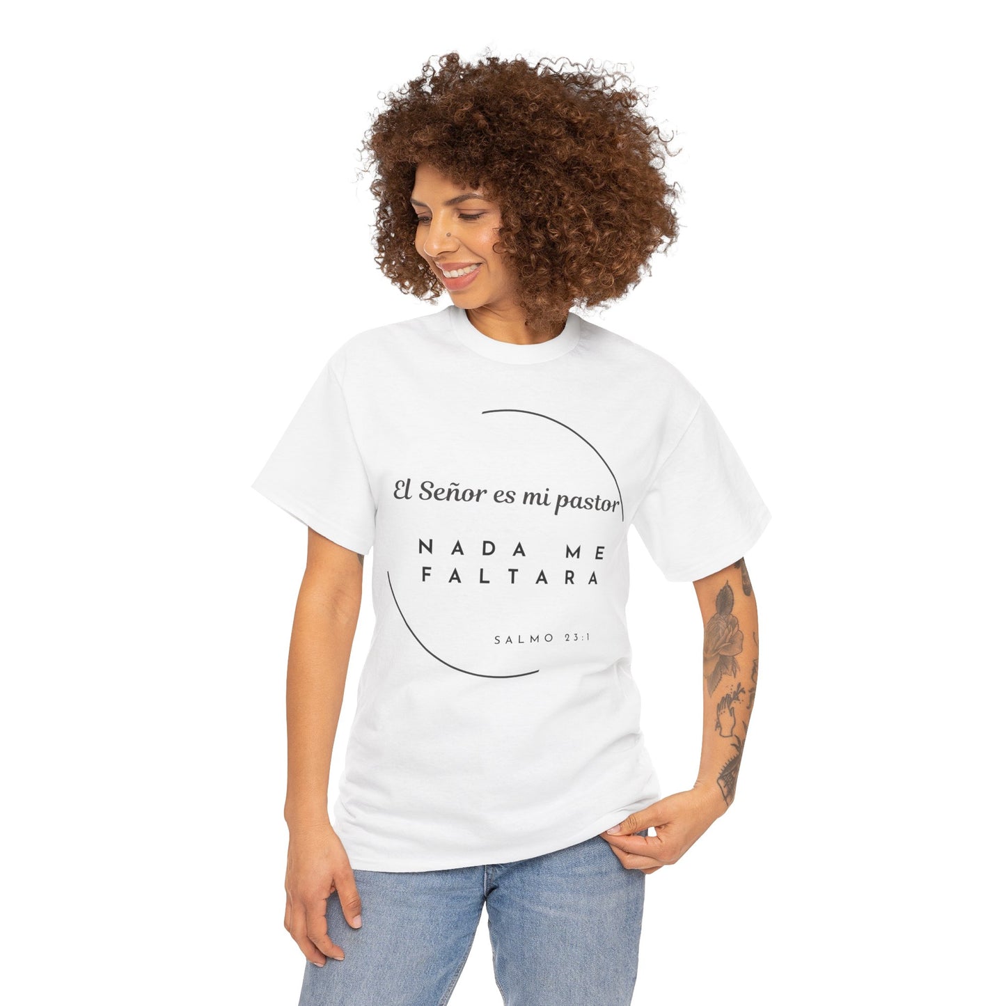 El Señor es mi pastor - Spanish - Unisex Heavy Cotton Tee