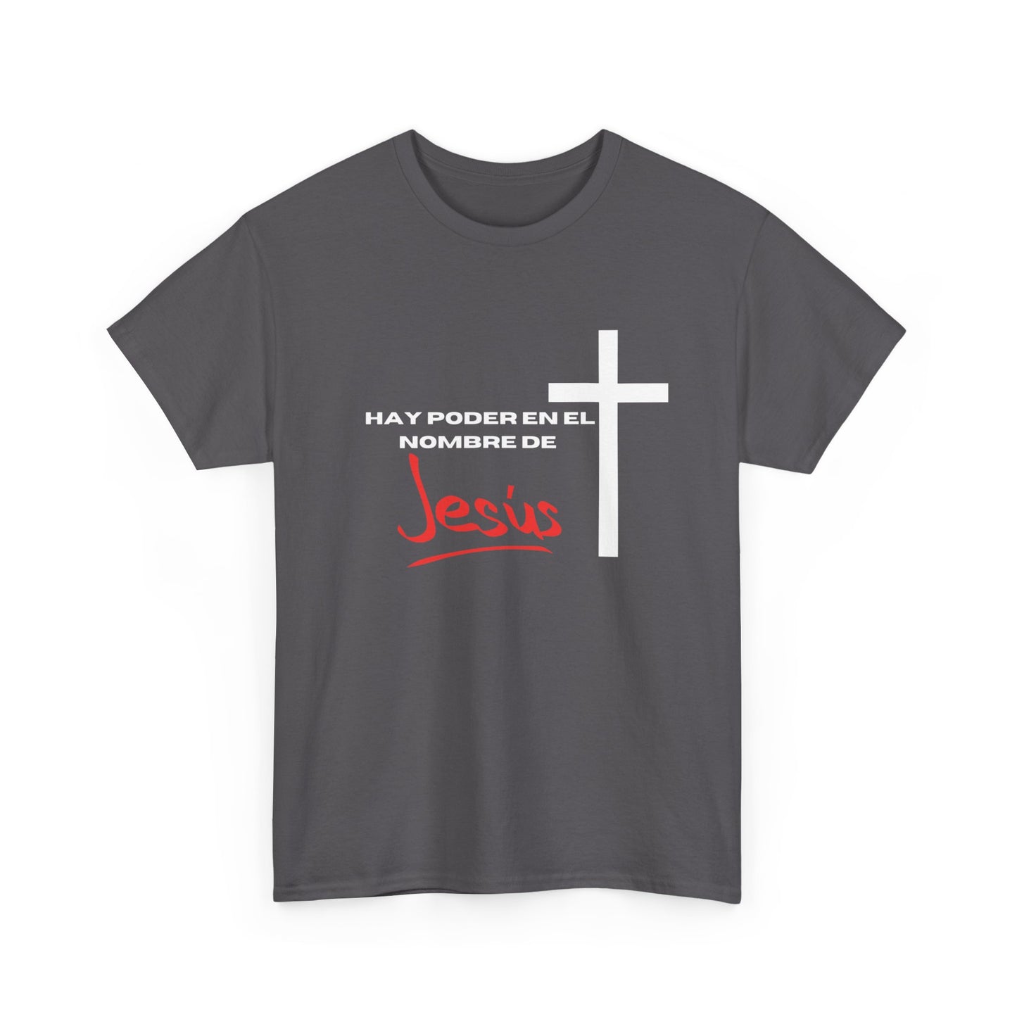 Hay poder en Jesus - Spanish - Unisex Heavy Cotton Tee