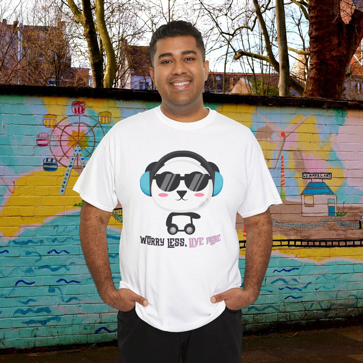 Worry Less - Unisex Heavy Cotton Tee