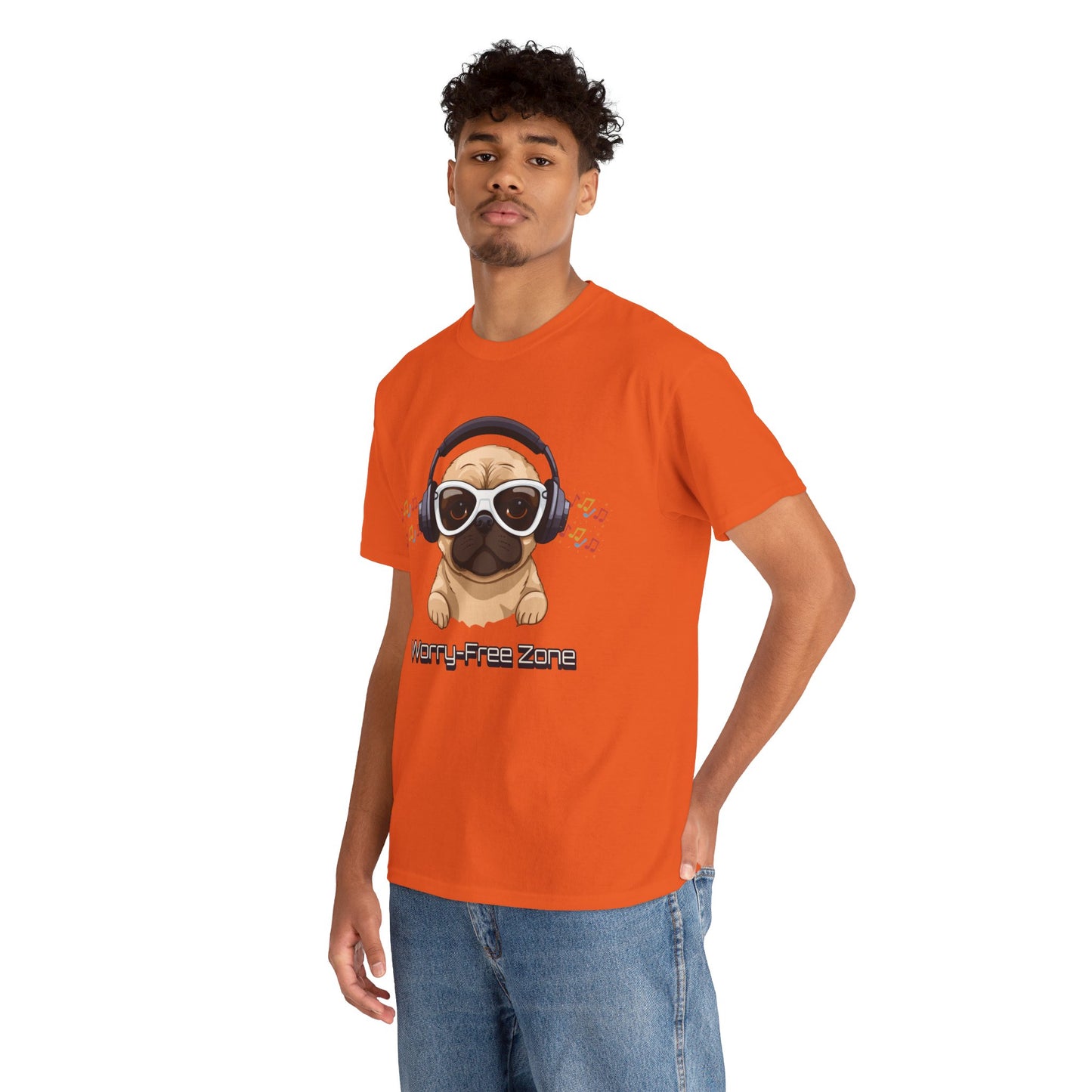 Worry-Free Zone - Unisex Heavy Cotton Tee