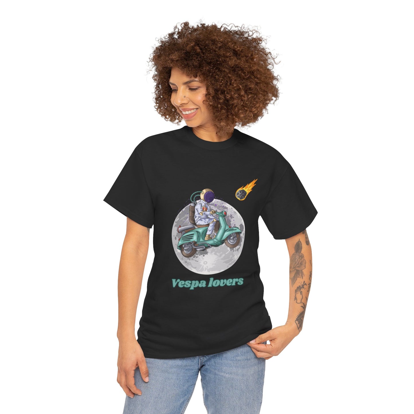 Vespa Lovers - Spanish - Unisex Heavy Cotton Tee