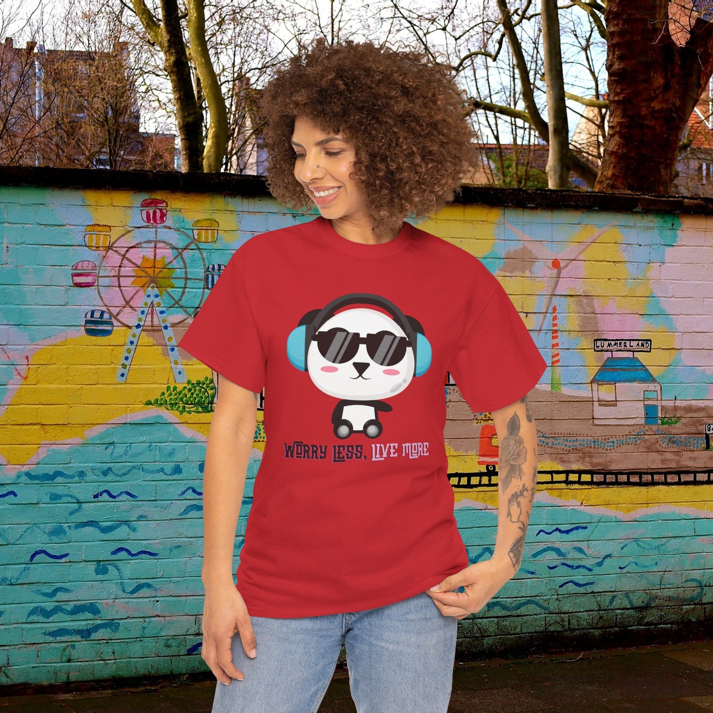Worry Less - Unisex Heavy Cotton Tee