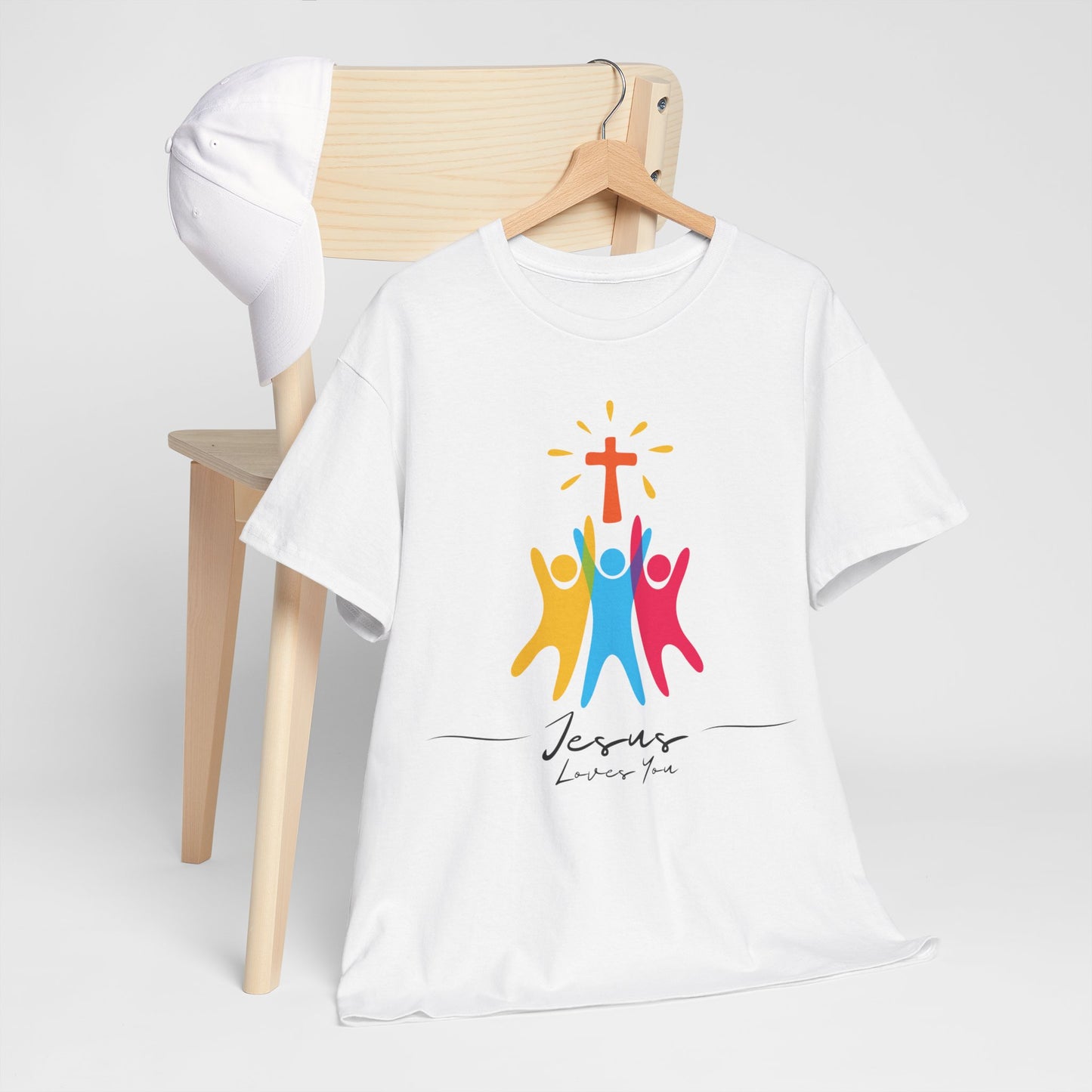Jesus Loves You - Unisex Heavy Cotton Tee