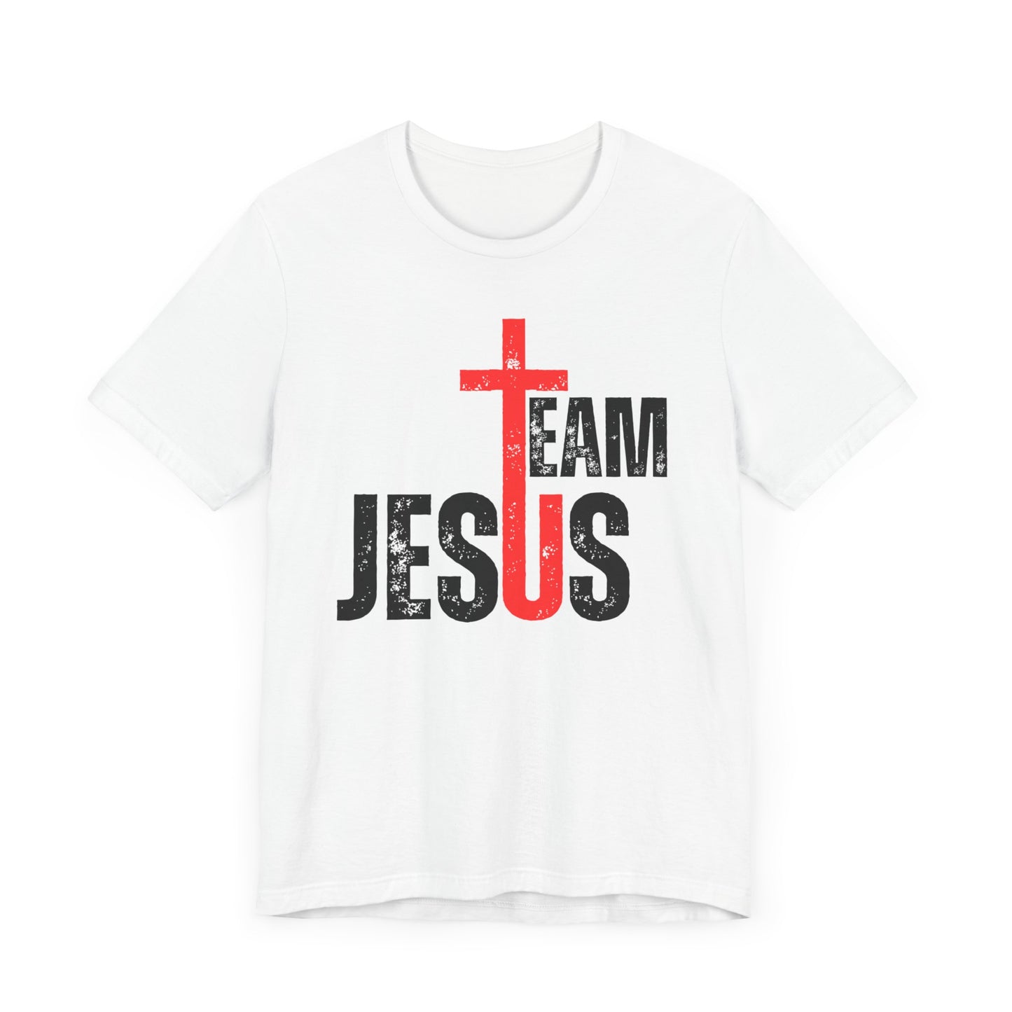 Team Jesus Front - Unisex Jersey Short Sleeve Tee