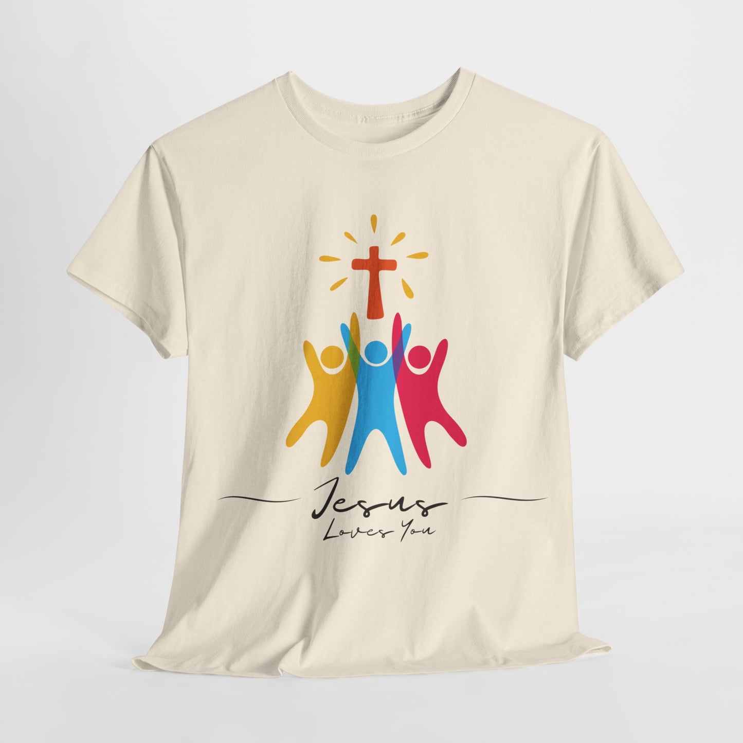 Jesus Loves You - Unisex Heavy Cotton Tee