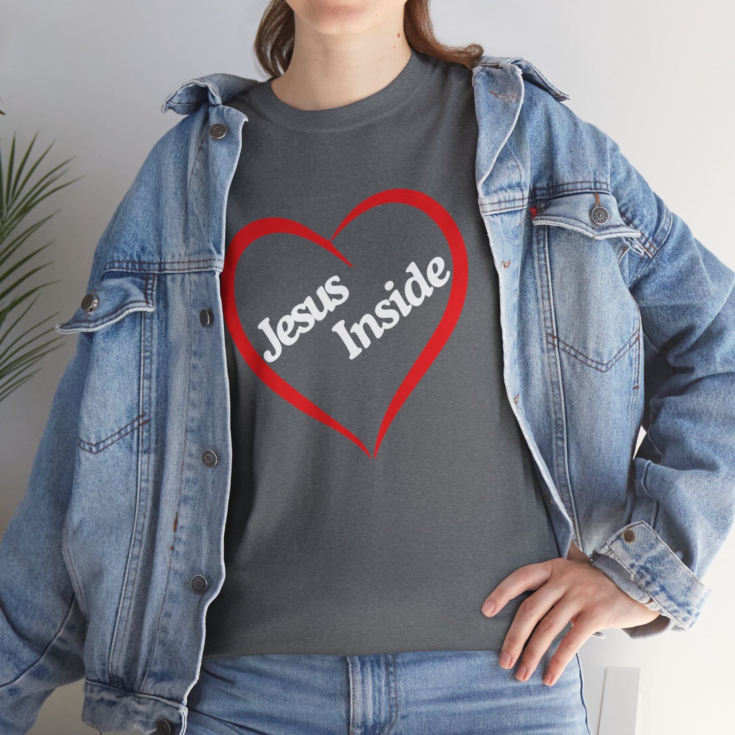 Jesus Inside - Unisex Heavy Cotton Tee