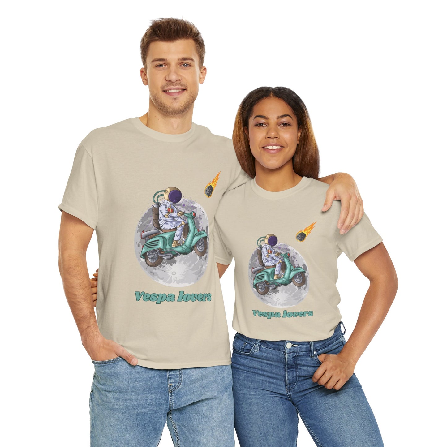 Vespa Lovers - Spanish - Unisex Heavy Cotton Tee