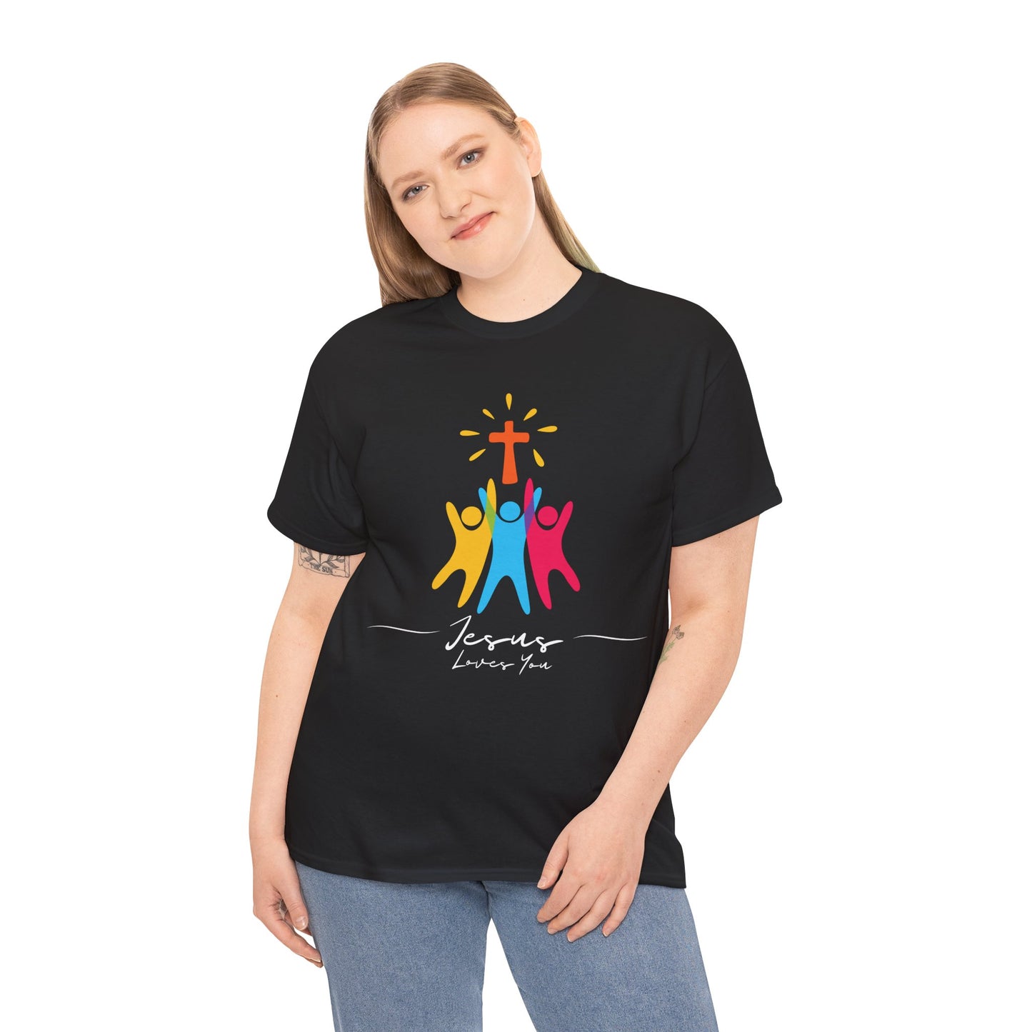 Jesus Loves You - Unisex Heavy Cotton Tee