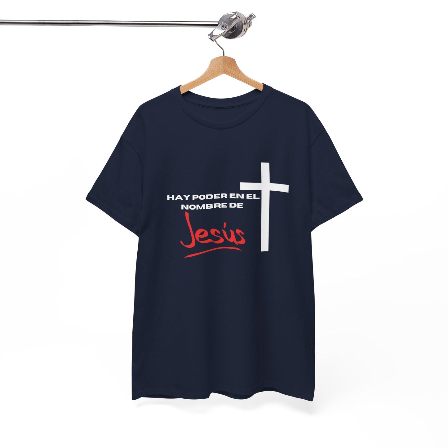 Hay poder en Jesus - Spanish - Unisex Heavy Cotton Tee