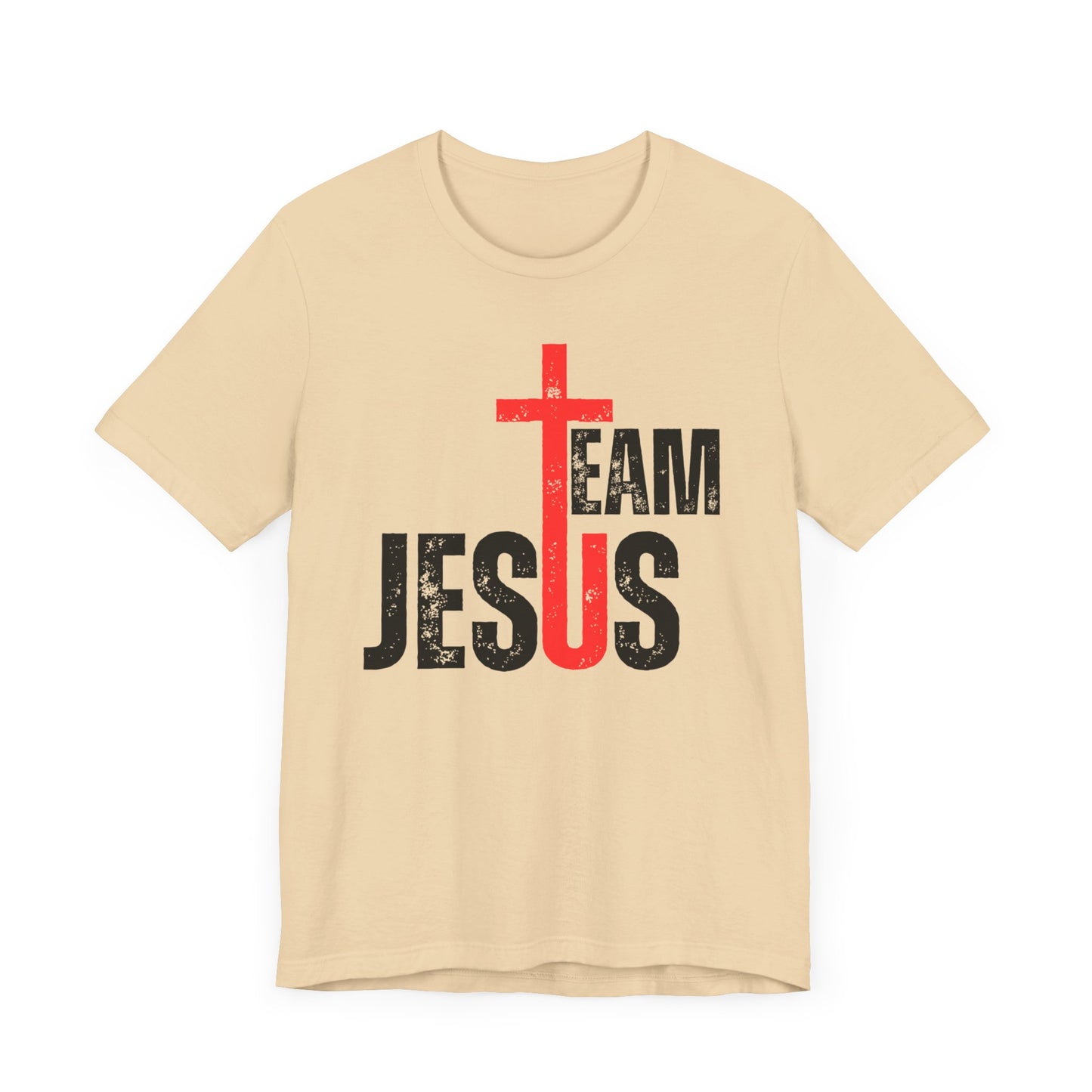 Team Jesus Front - Unisex Jersey Short Sleeve Tee
