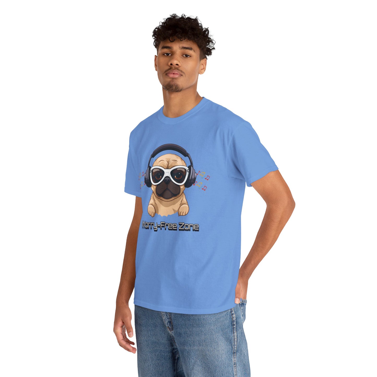 Worry-Free Zone - Unisex Heavy Cotton Tee