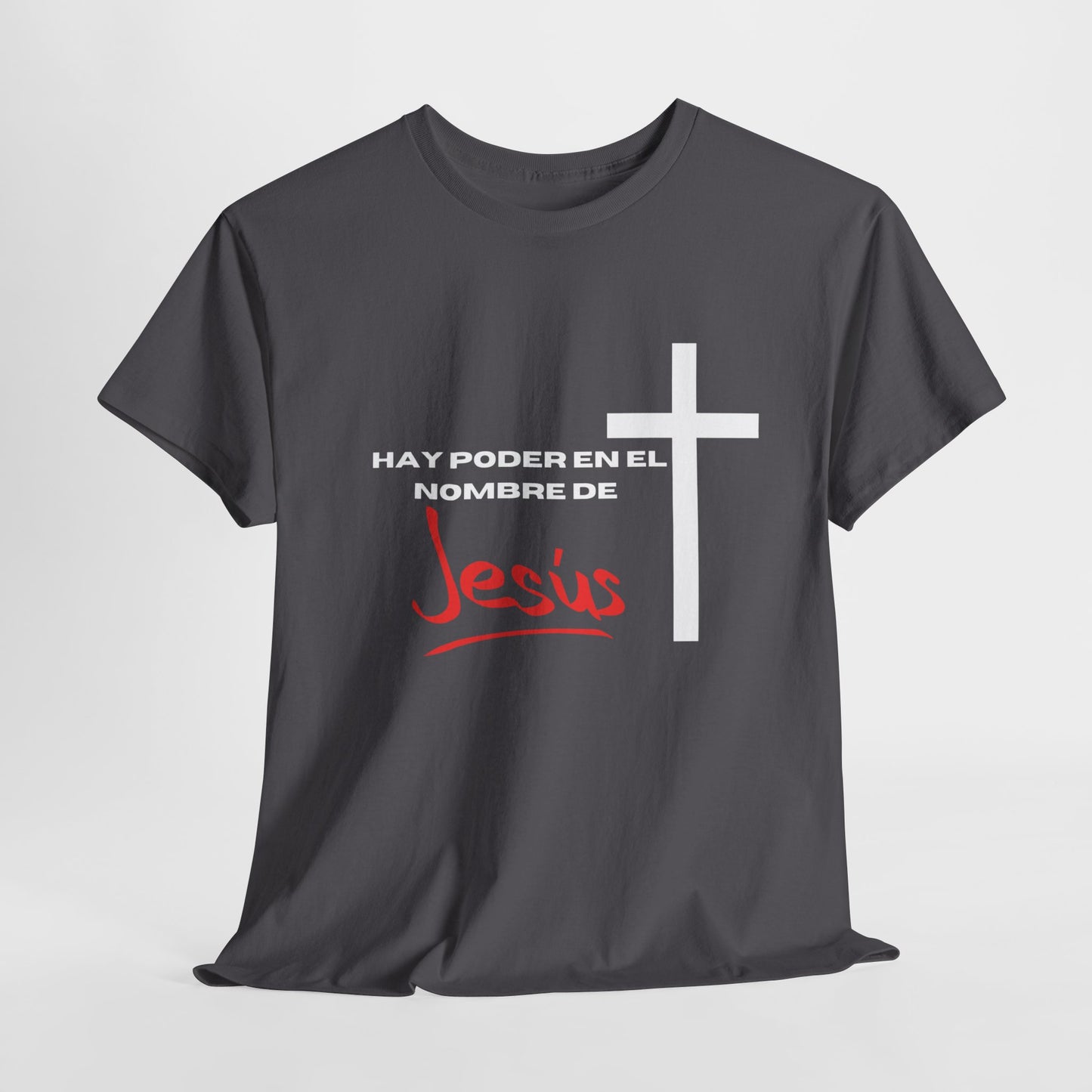 Hay poder en Jesus - Spanish - Unisex Heavy Cotton Tee
