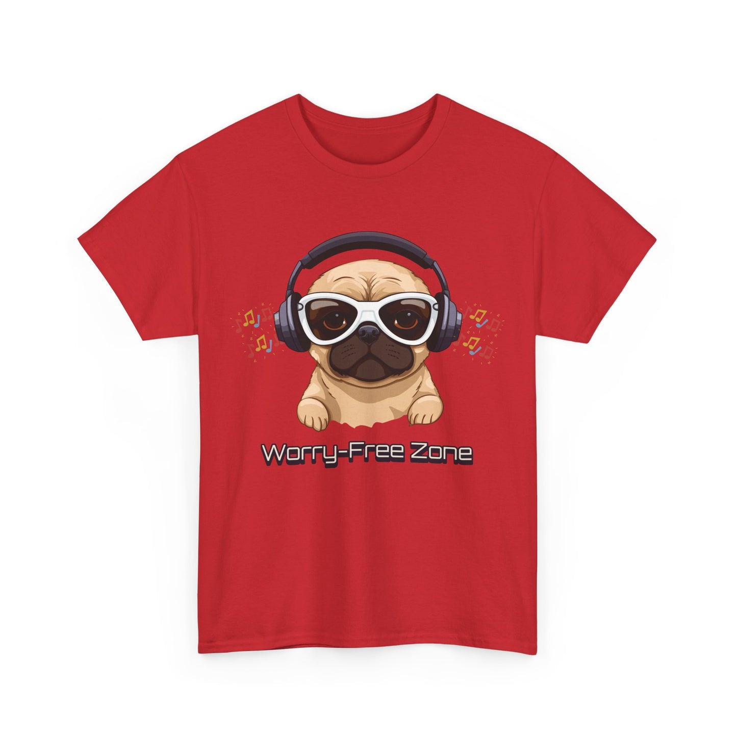 Worry-Free Zone - Unisex Heavy Cotton Tee