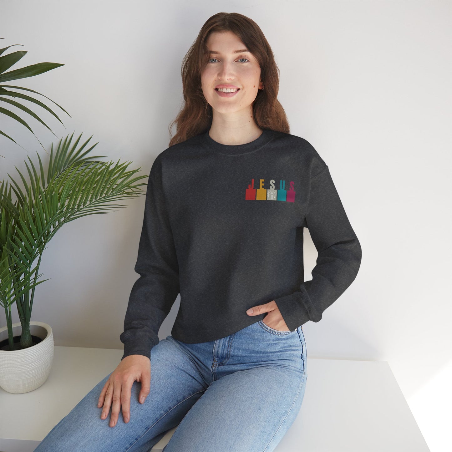 Jesus - Unisex Heavy Blend Crewneck Sweatshirt
