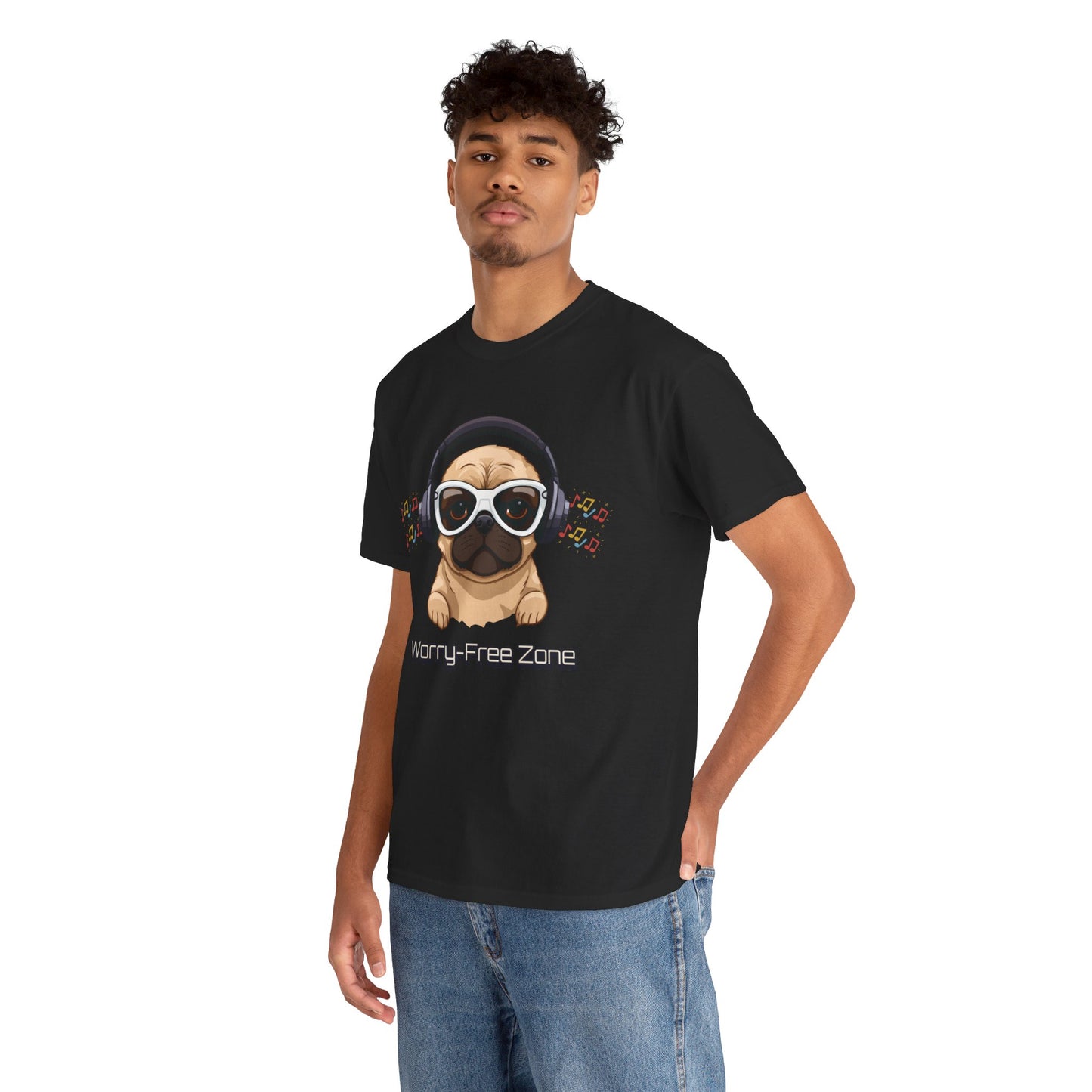 Worry-Free Zone - Unisex Heavy Cotton Tee