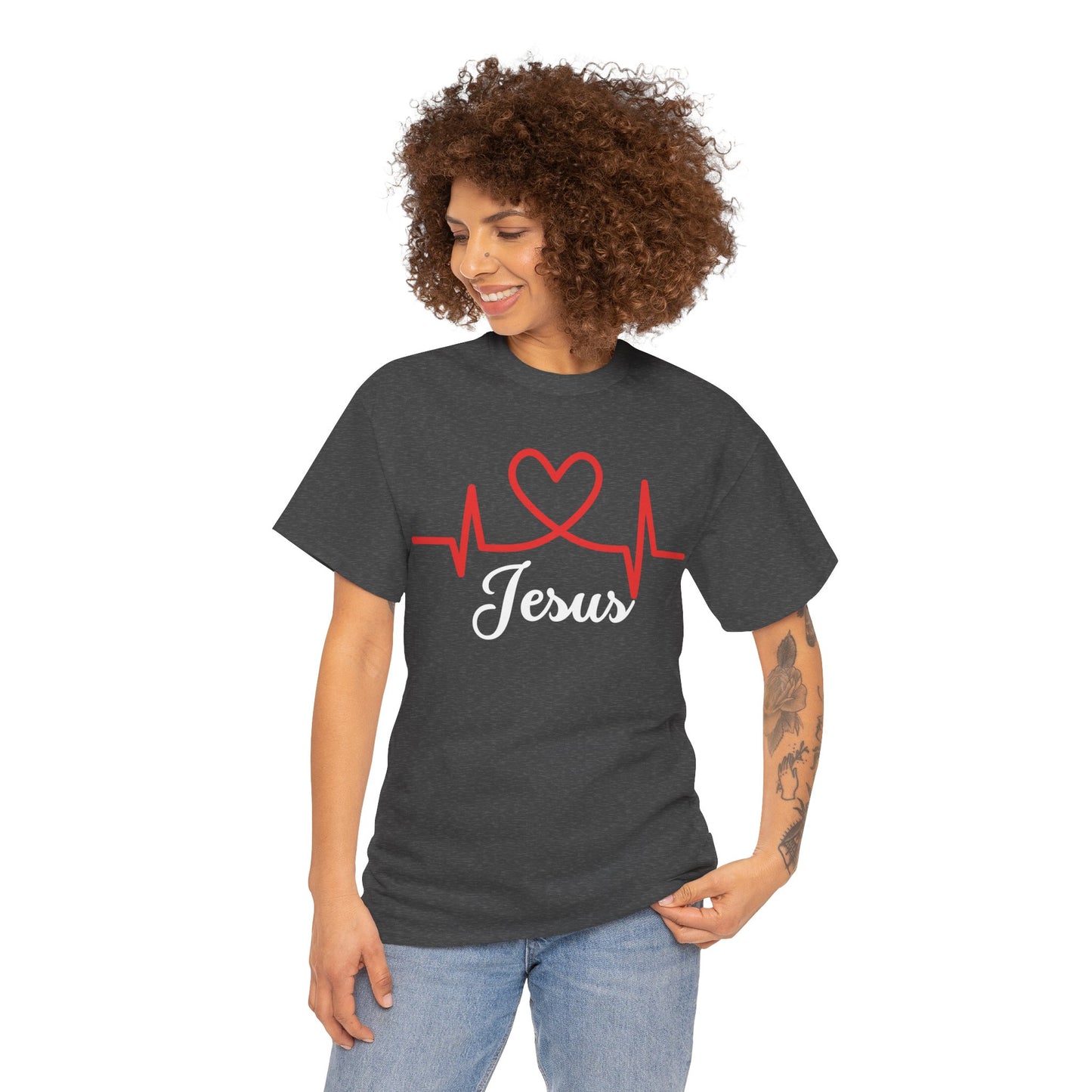 Jesus Hearth - Unisex Heavy Cotton Tee