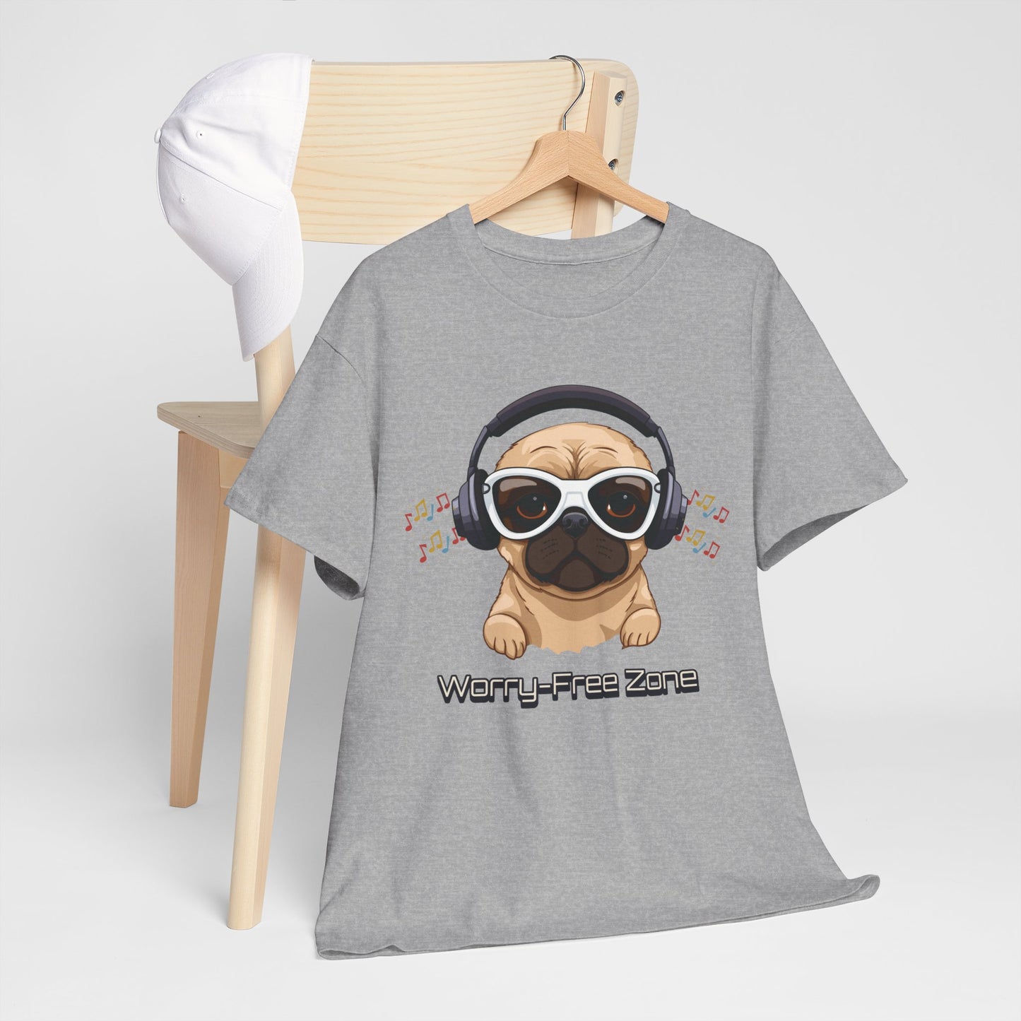 Worry-Free Zone - Unisex Heavy Cotton Tee