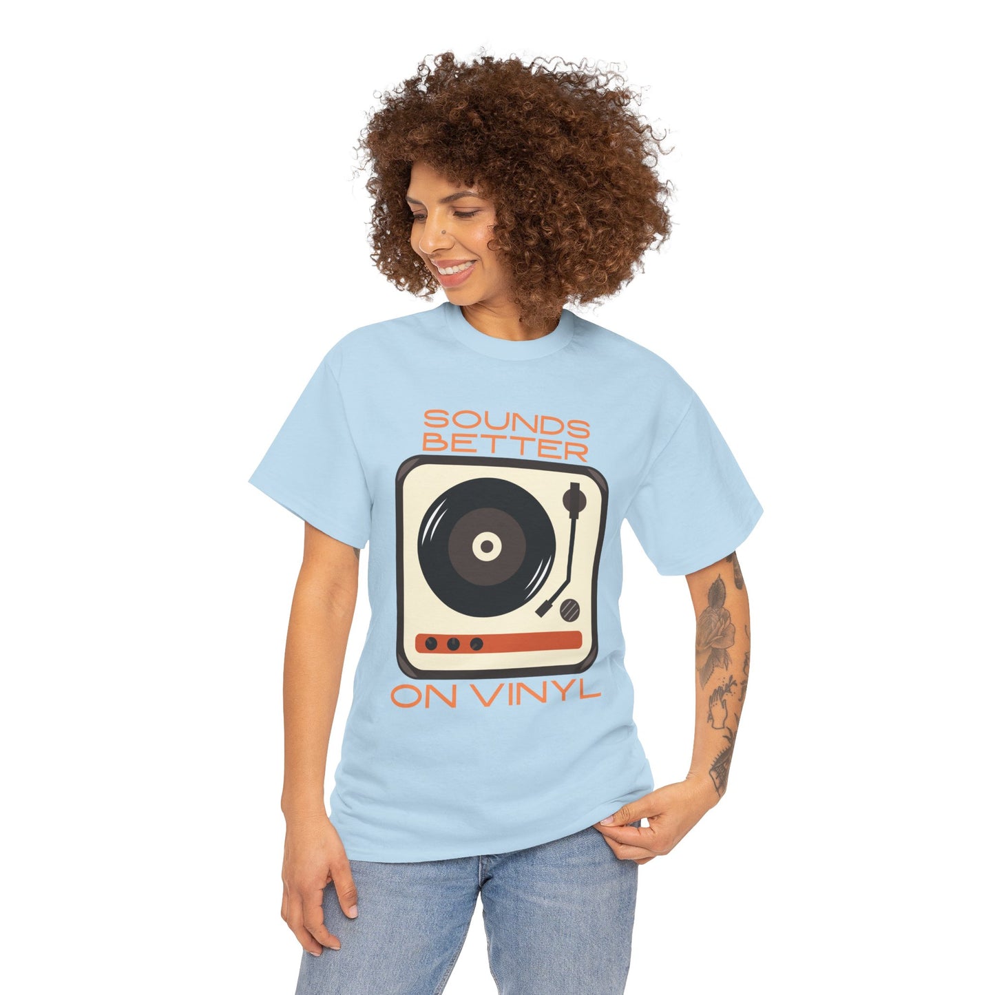 Sounds Better Vinyl - Unisex Heavy Cotton Tee
