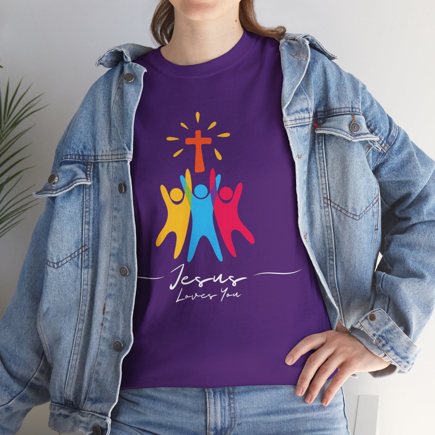 Jesus Loves You - Unisex Heavy Cotton Tee