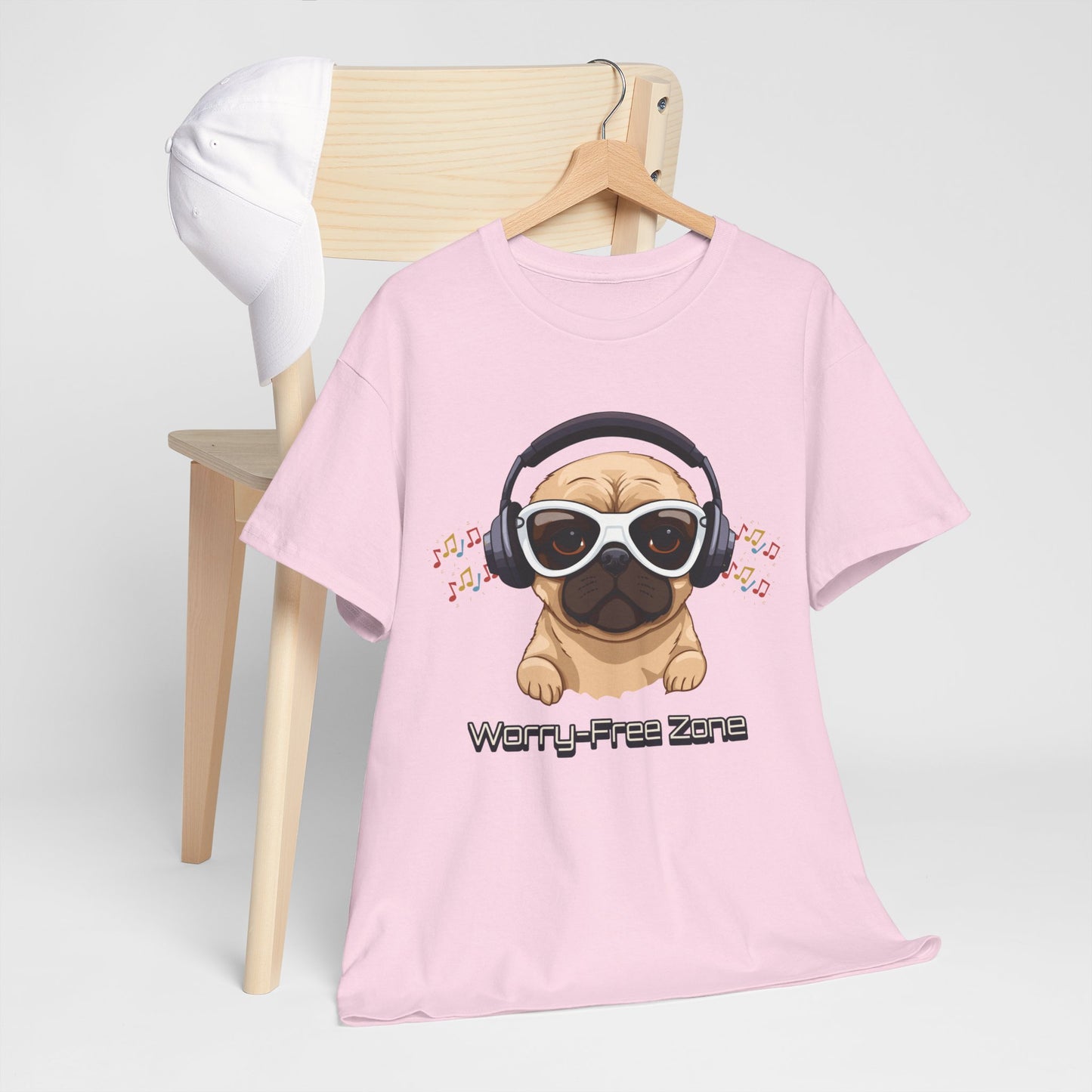 Worry-Free Zone - Unisex Heavy Cotton Tee