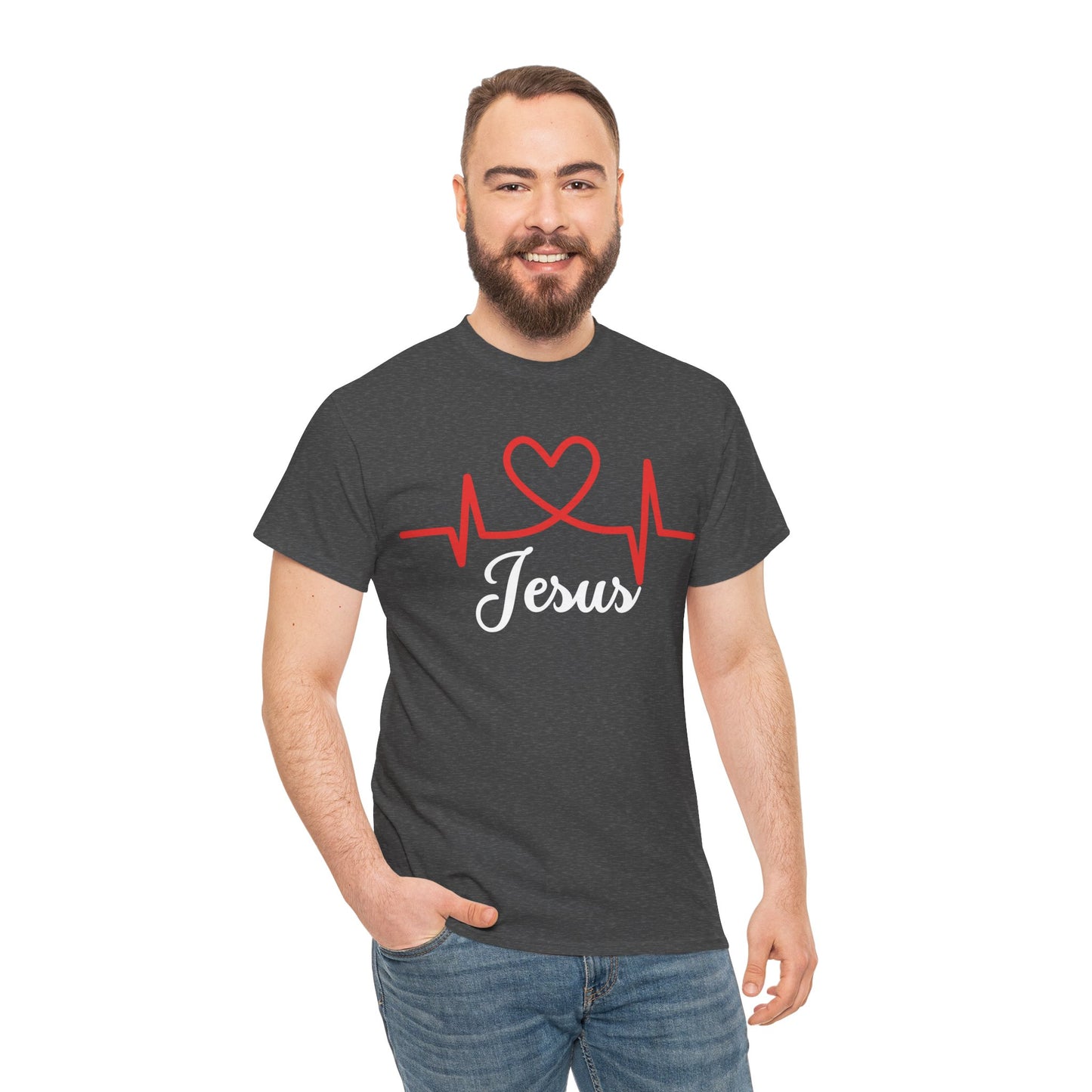 Jesus Hearth - Unisex Heavy Cotton Tee
