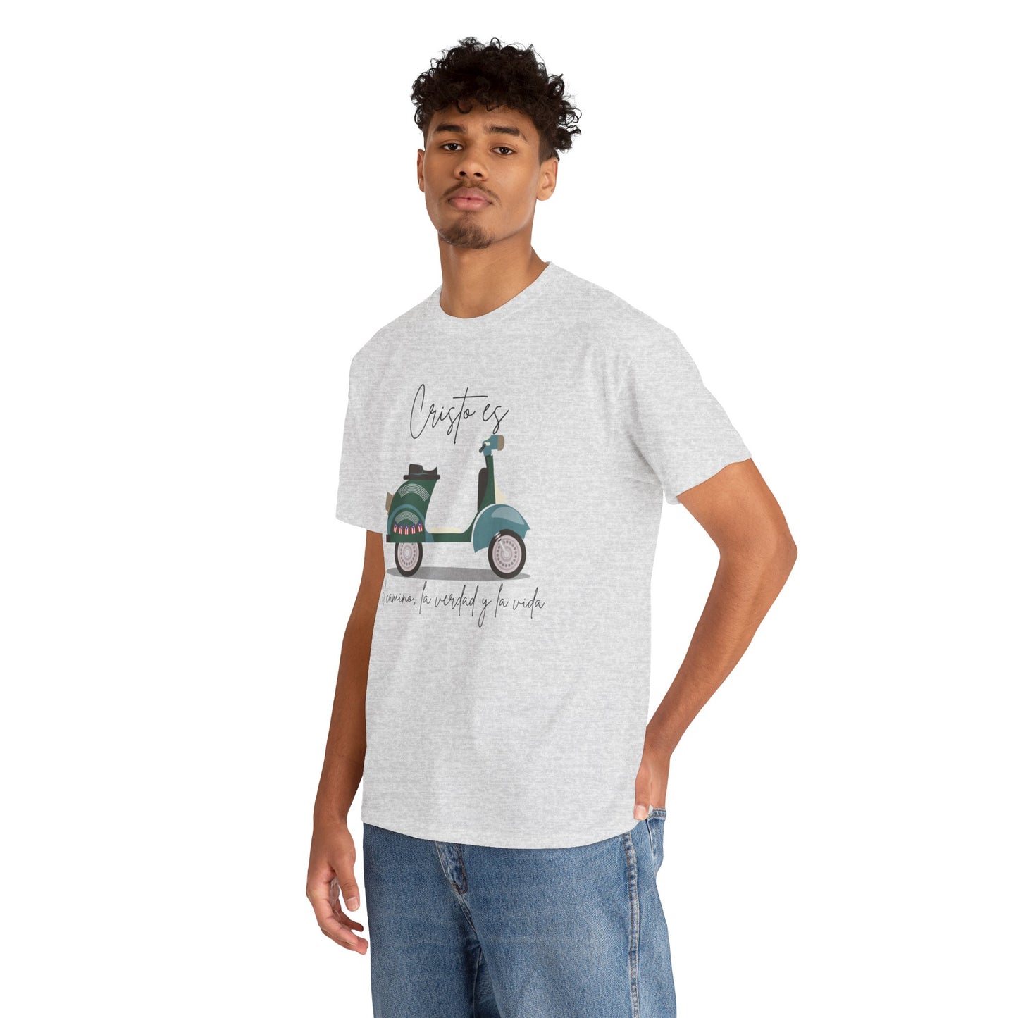 Cristo es - PR Flag Spanish - Unisex Heavy Cotton Tee