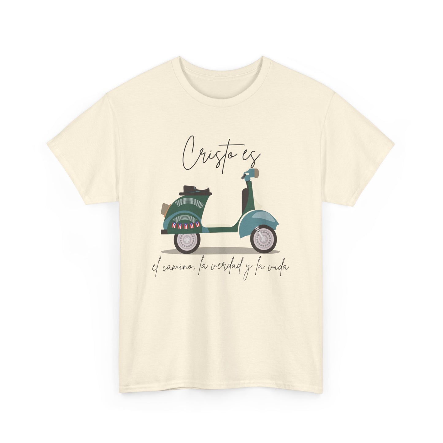 Cristo es - PR Flag Spanish - Unisex Heavy Cotton Tee