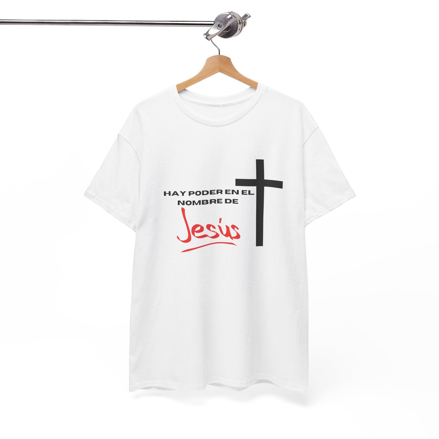 Hay poder en Jesus - Spanish - Unisex Heavy Cotton Tee