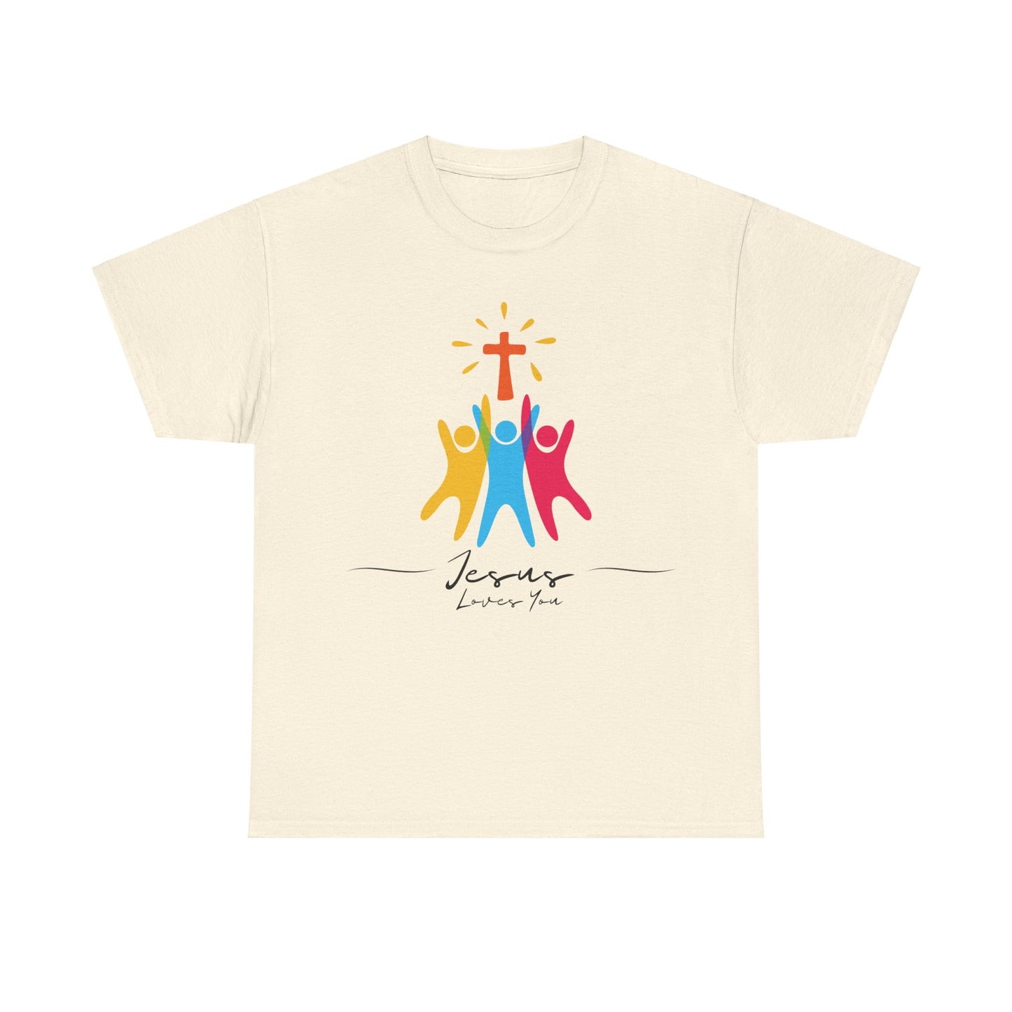 Jesus Loves You - Unisex Heavy Cotton Tee