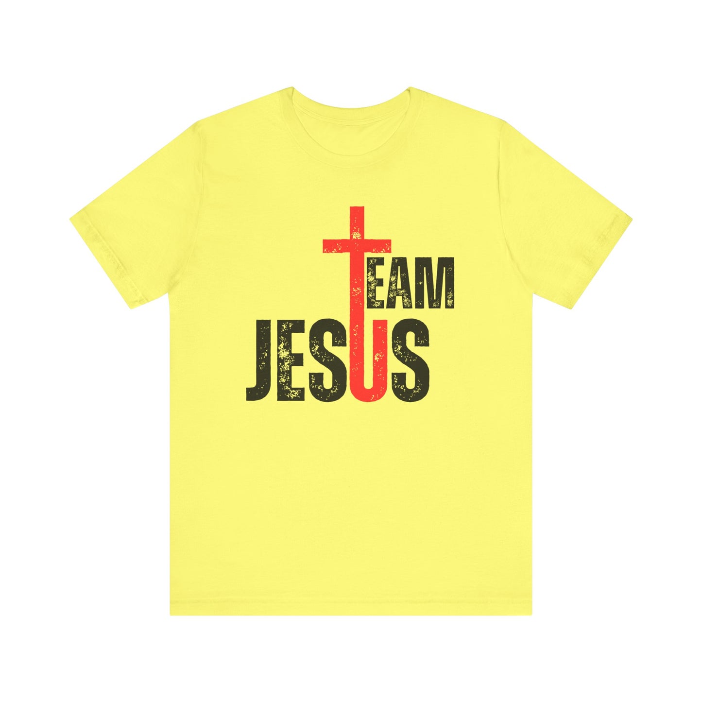 Team Jesus Front - Unisex Jersey Short Sleeve Tee