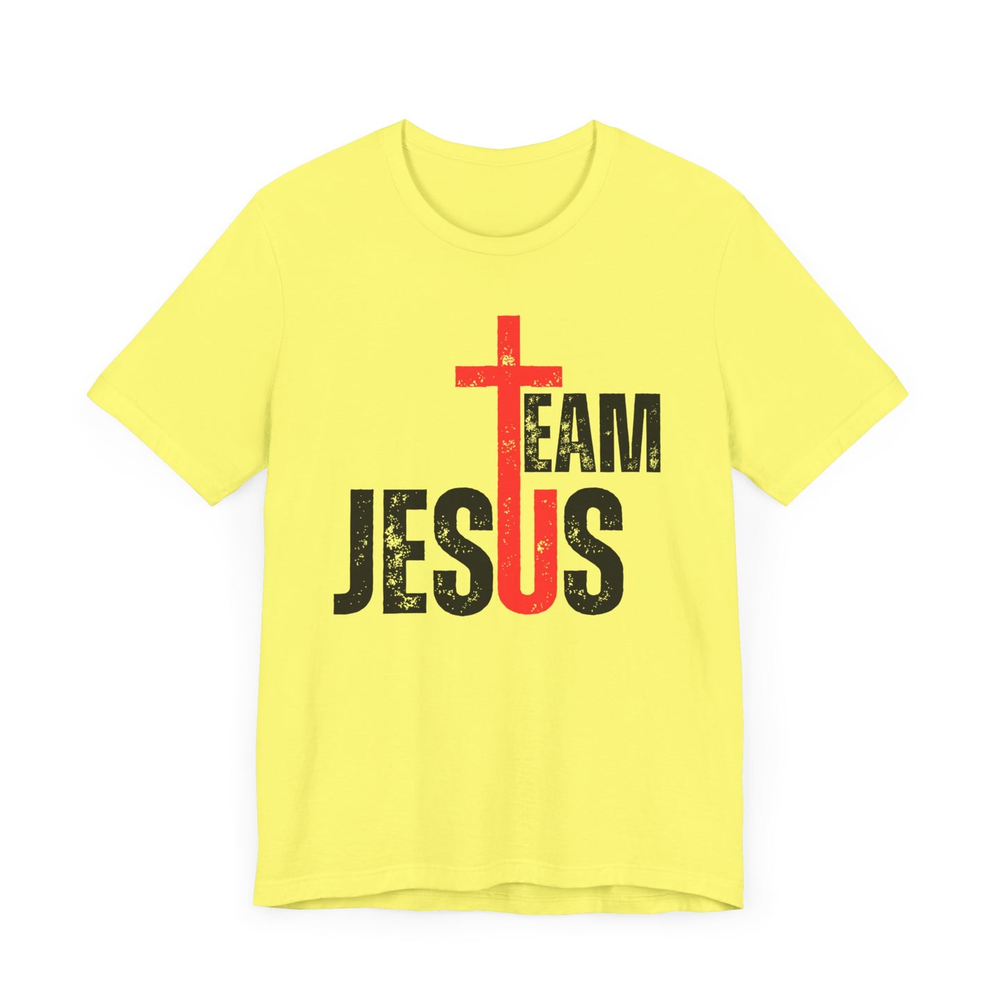 Team Jesus Front - Unisex Jersey Short Sleeve Tee