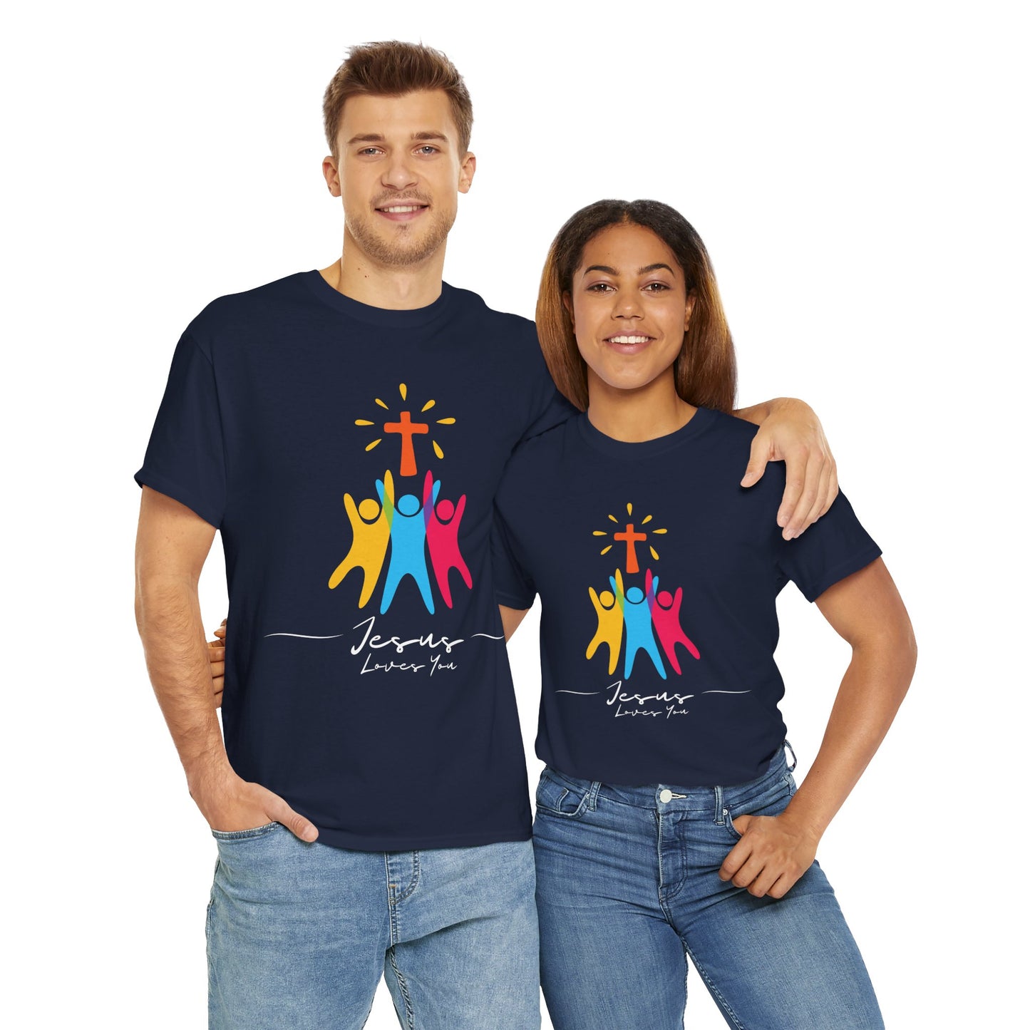 Jesus Loves You - Unisex Heavy Cotton Tee