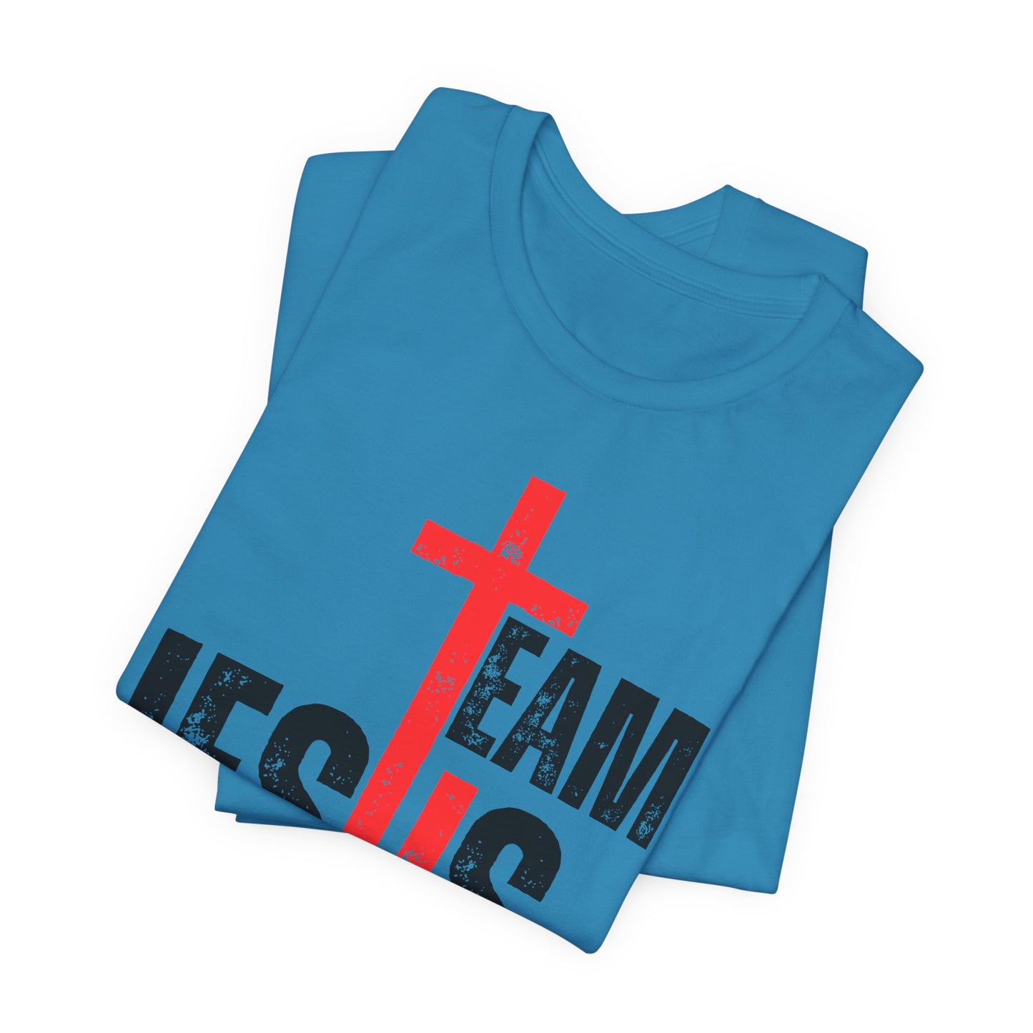 Team Jesus Front - Unisex Jersey Short Sleeve Tee