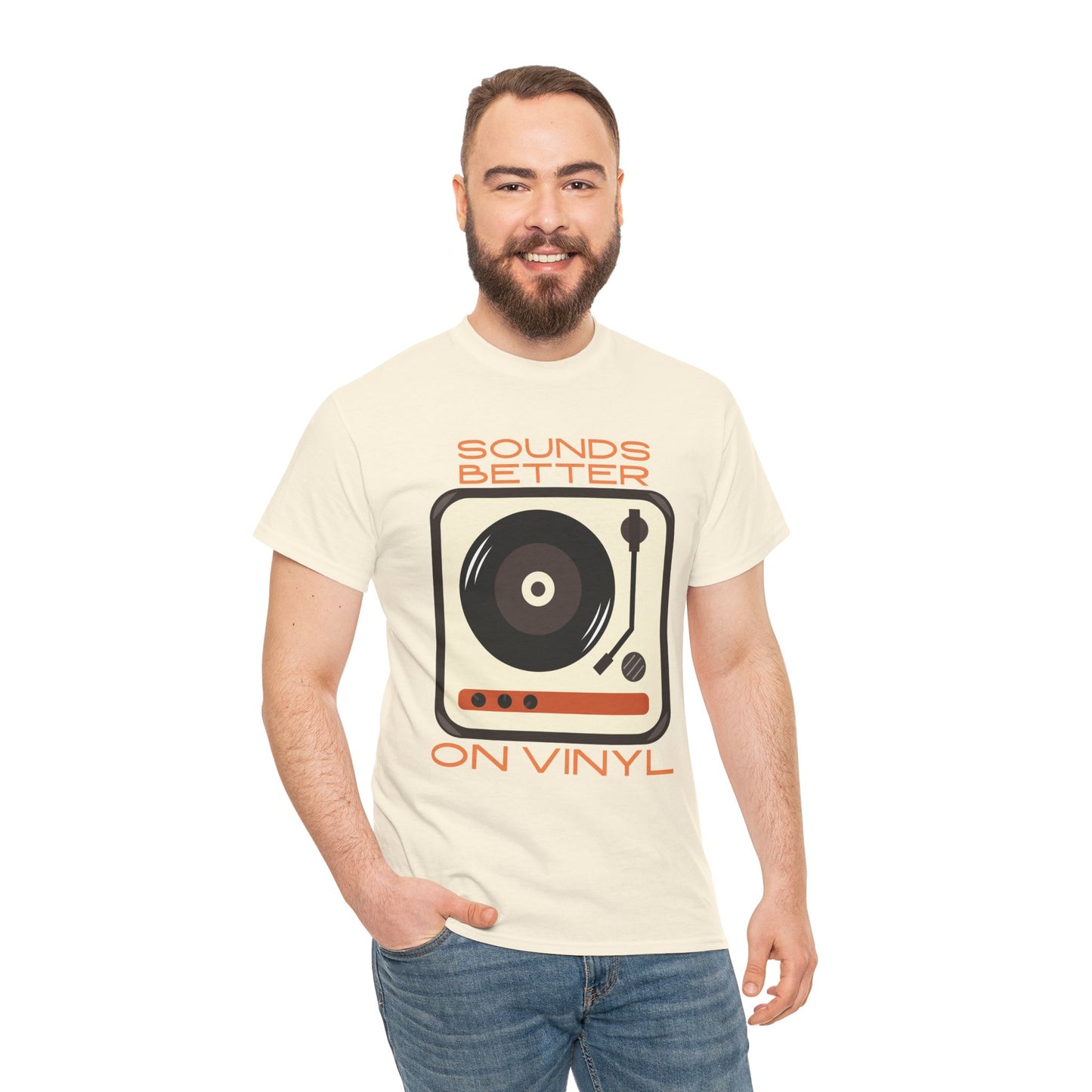 Sounds Better Vinyl - Unisex Heavy Cotton Tee
