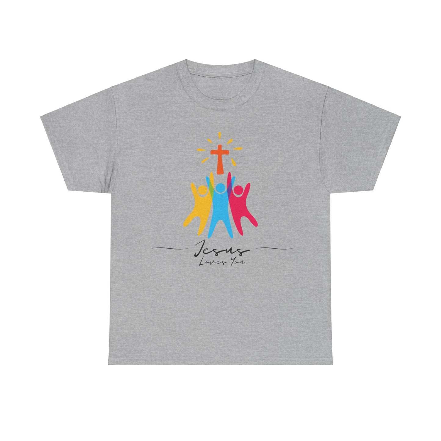 Jesus Loves You - Unisex Heavy Cotton Tee