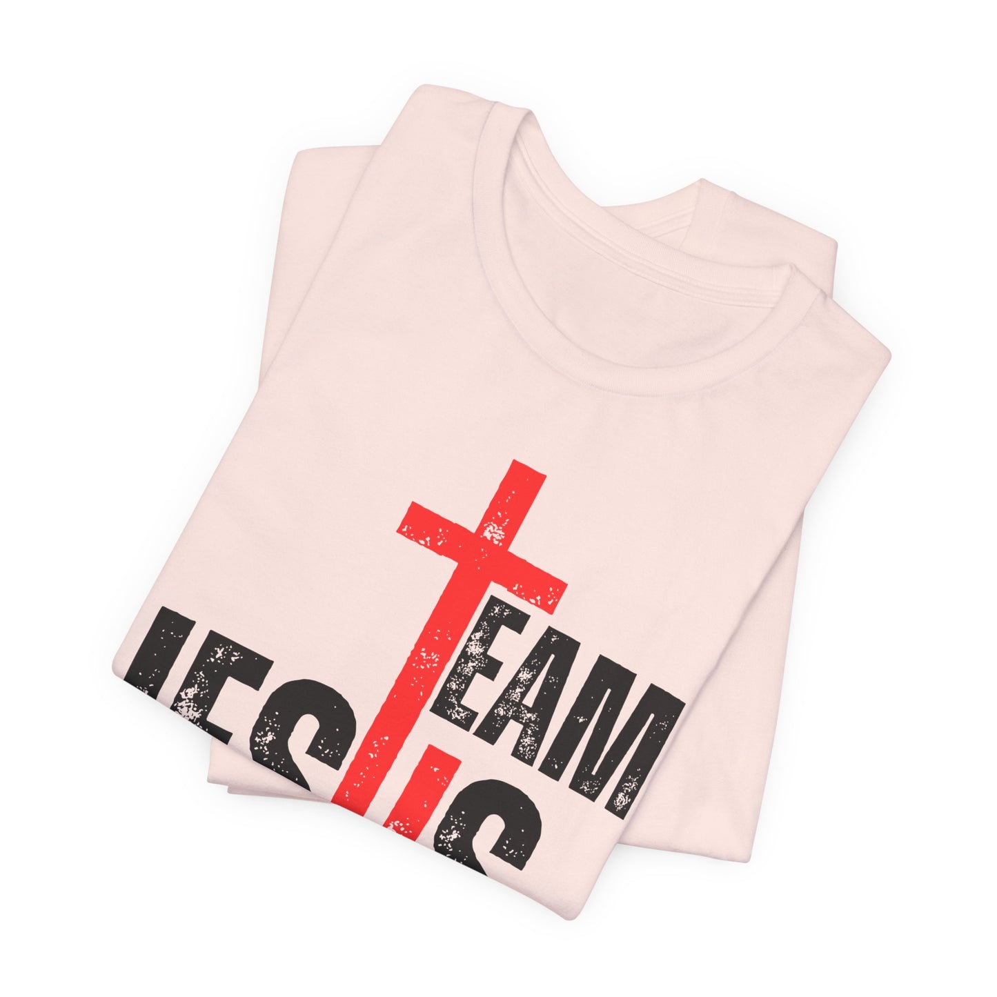 Team Jesus Front - Unisex Jersey Short Sleeve Tee