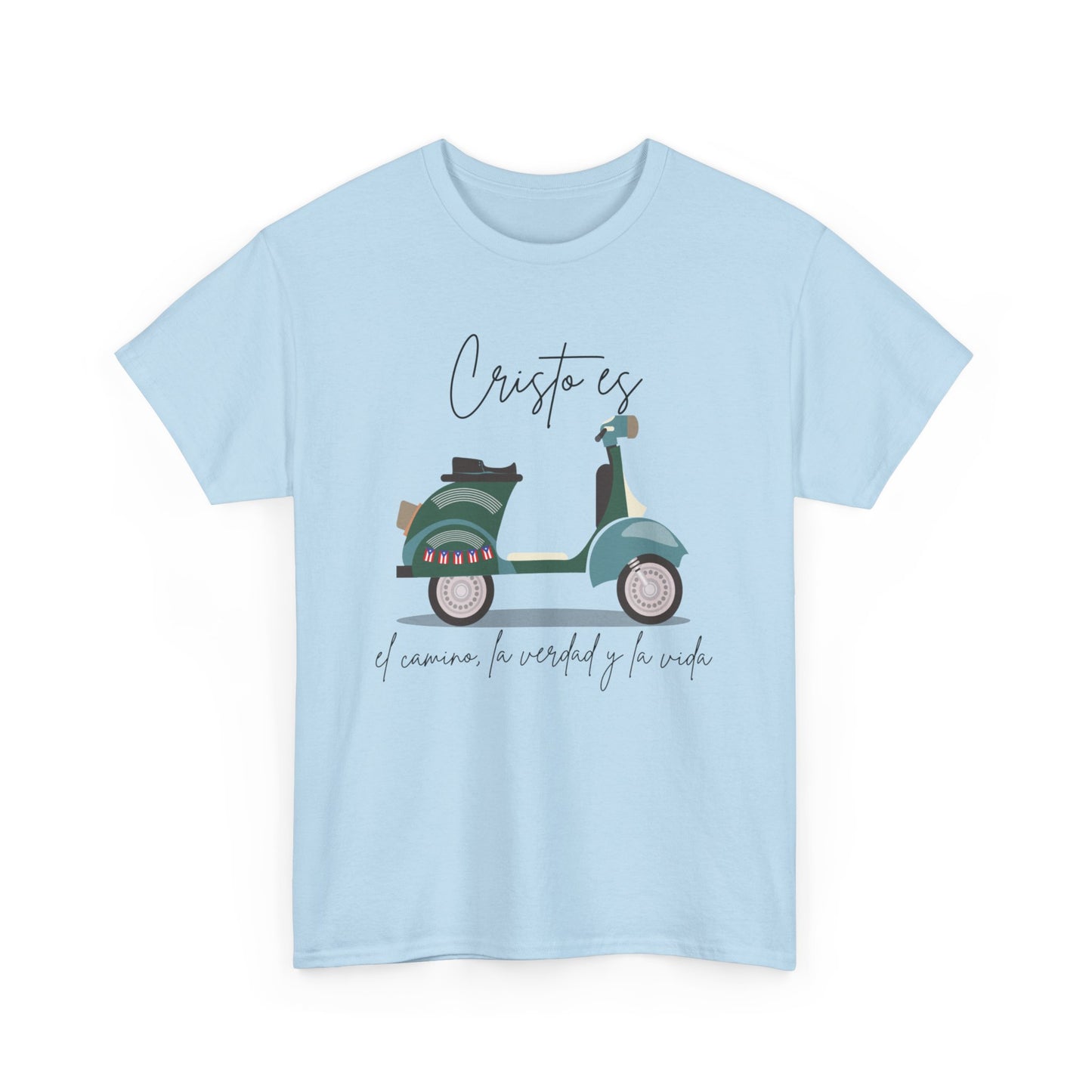 Cristo es - PR Flag Spanish - Unisex Heavy Cotton Tee