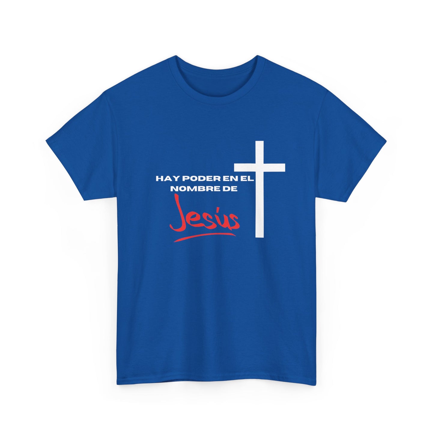 Hay poder en Jesus - Spanish - Unisex Heavy Cotton Tee