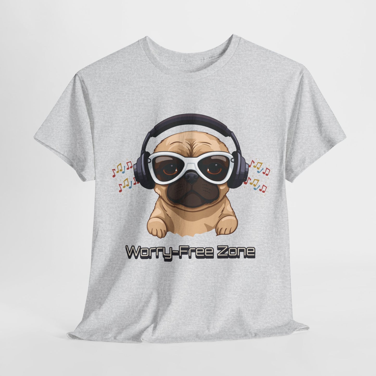 Worry-Free Zone - Unisex Heavy Cotton Tee